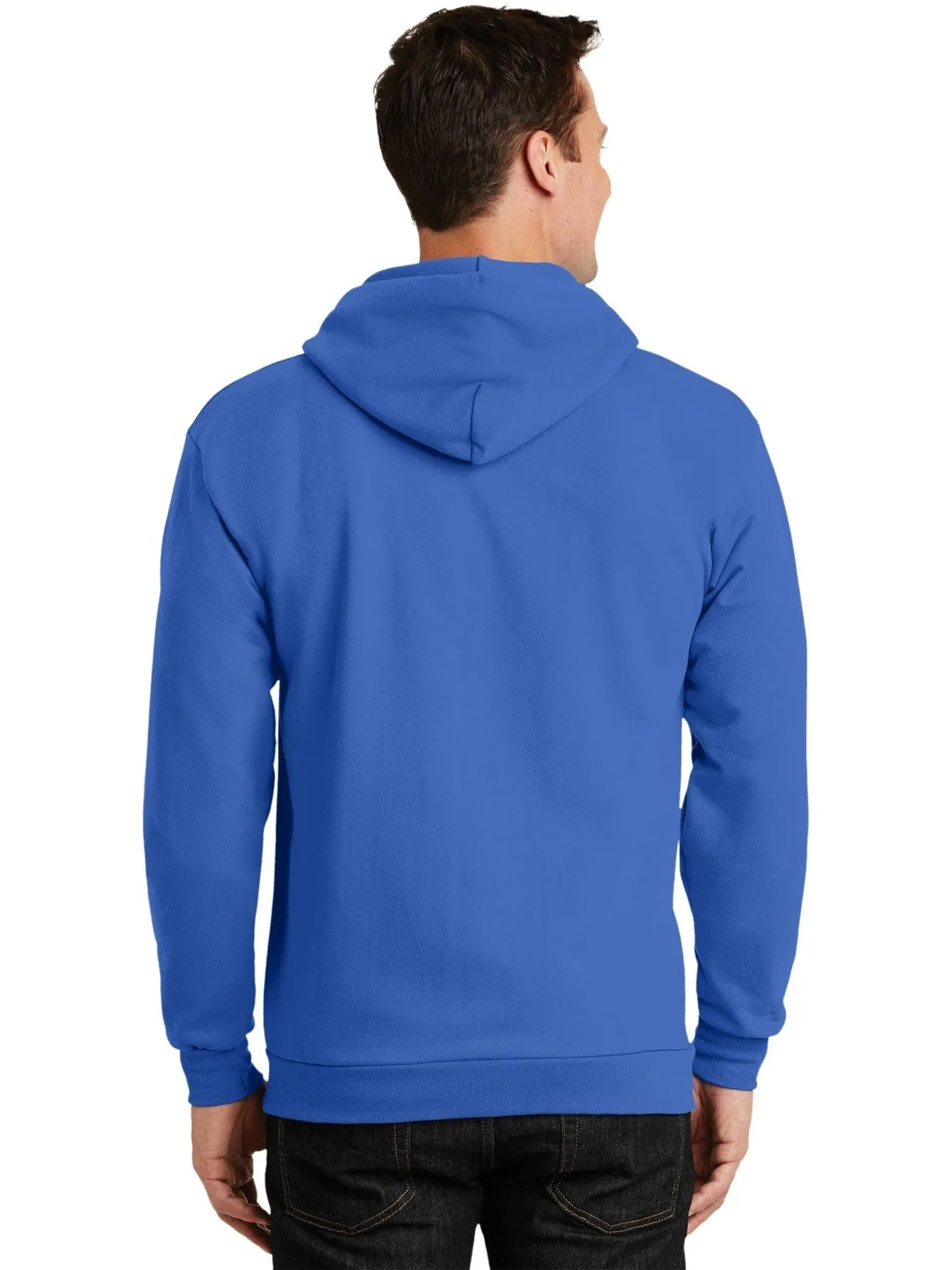 Port & Company Tall Ultimate Full- Zip Hooded Sweatshirt