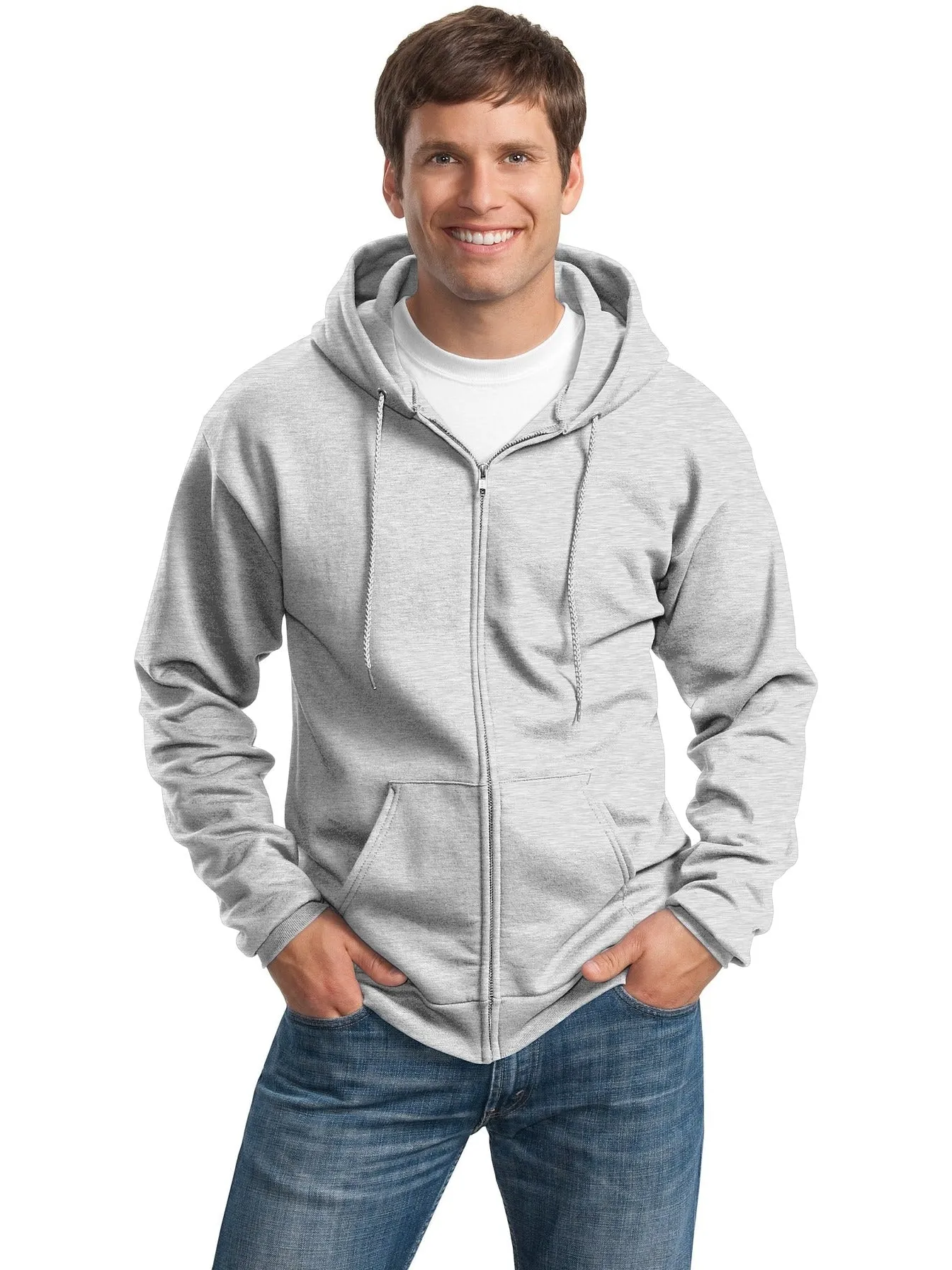 Port & Company Tall Ultimate Full- Zip Hooded Sweatshirt