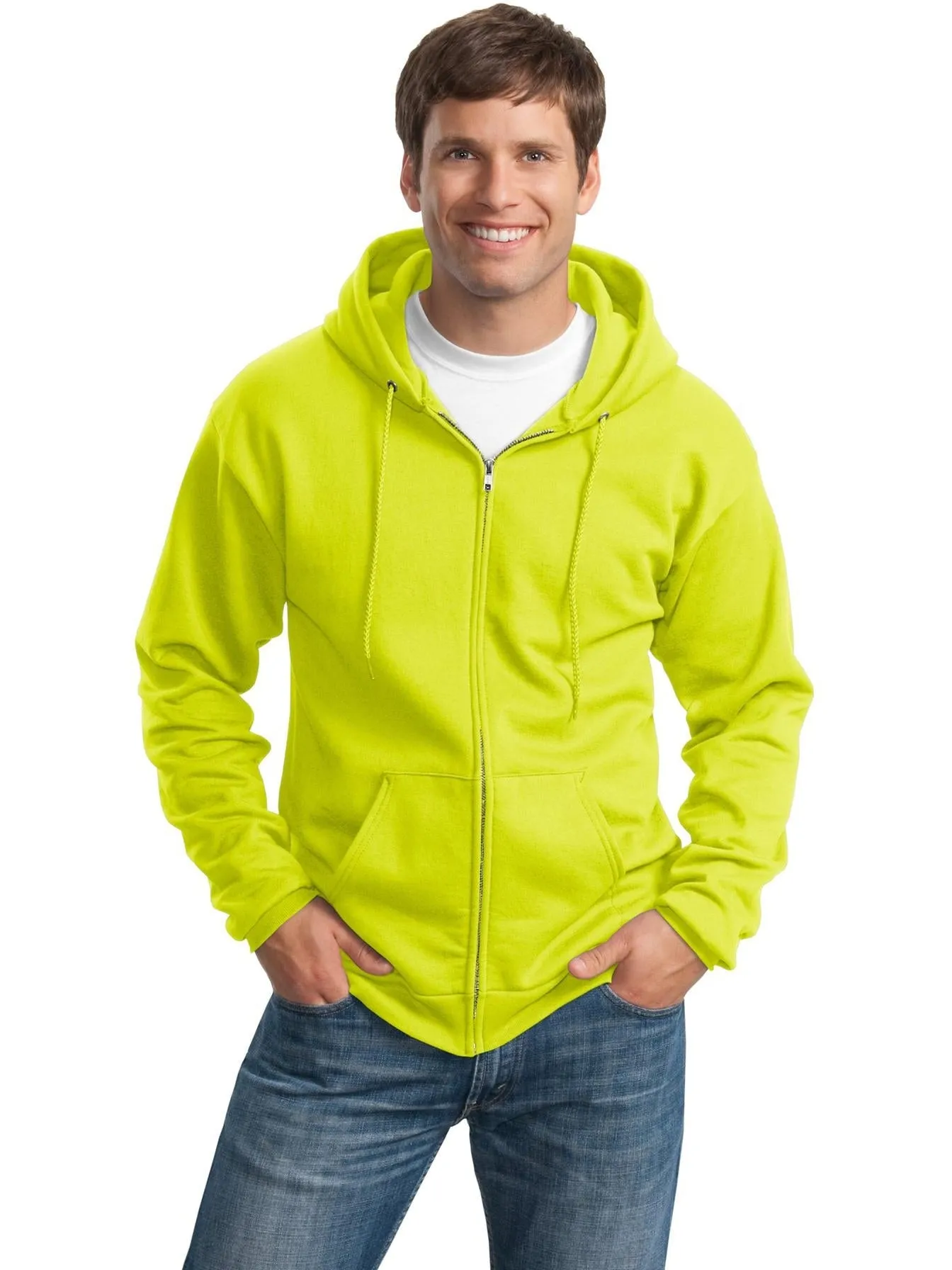 Port & Company Tall Ultimate Full- Zip Hooded Sweatshirt