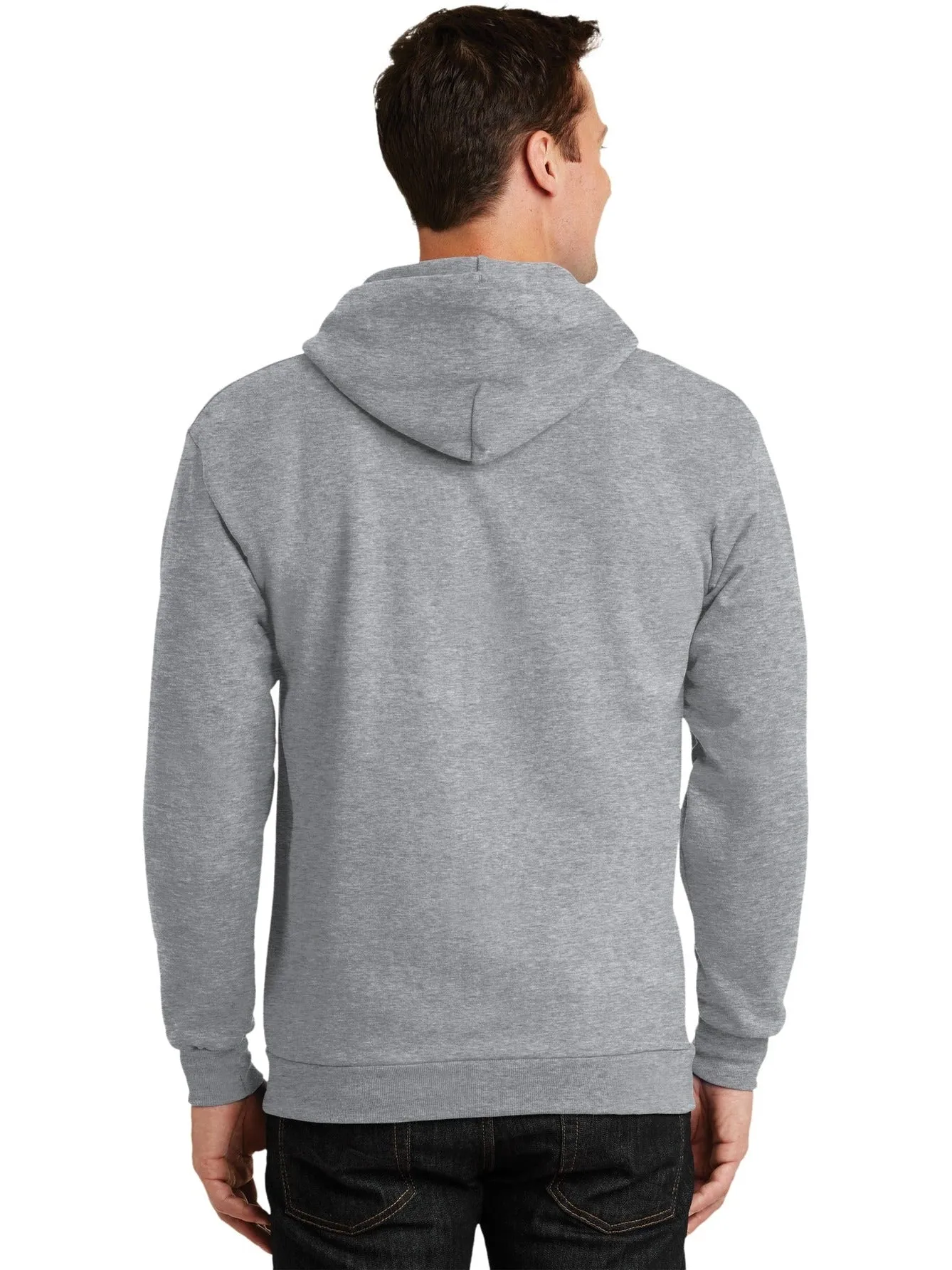 Port & Company Tall Ultimate Full- Zip Hooded Sweatshirt