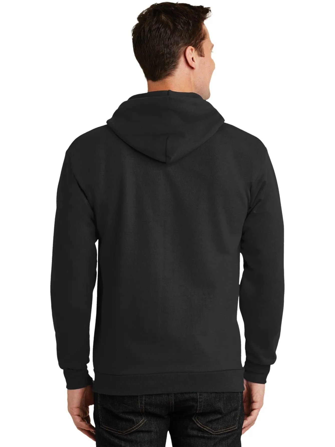 Port & Company Tall Ultimate Full- Zip Hooded Sweatshirt