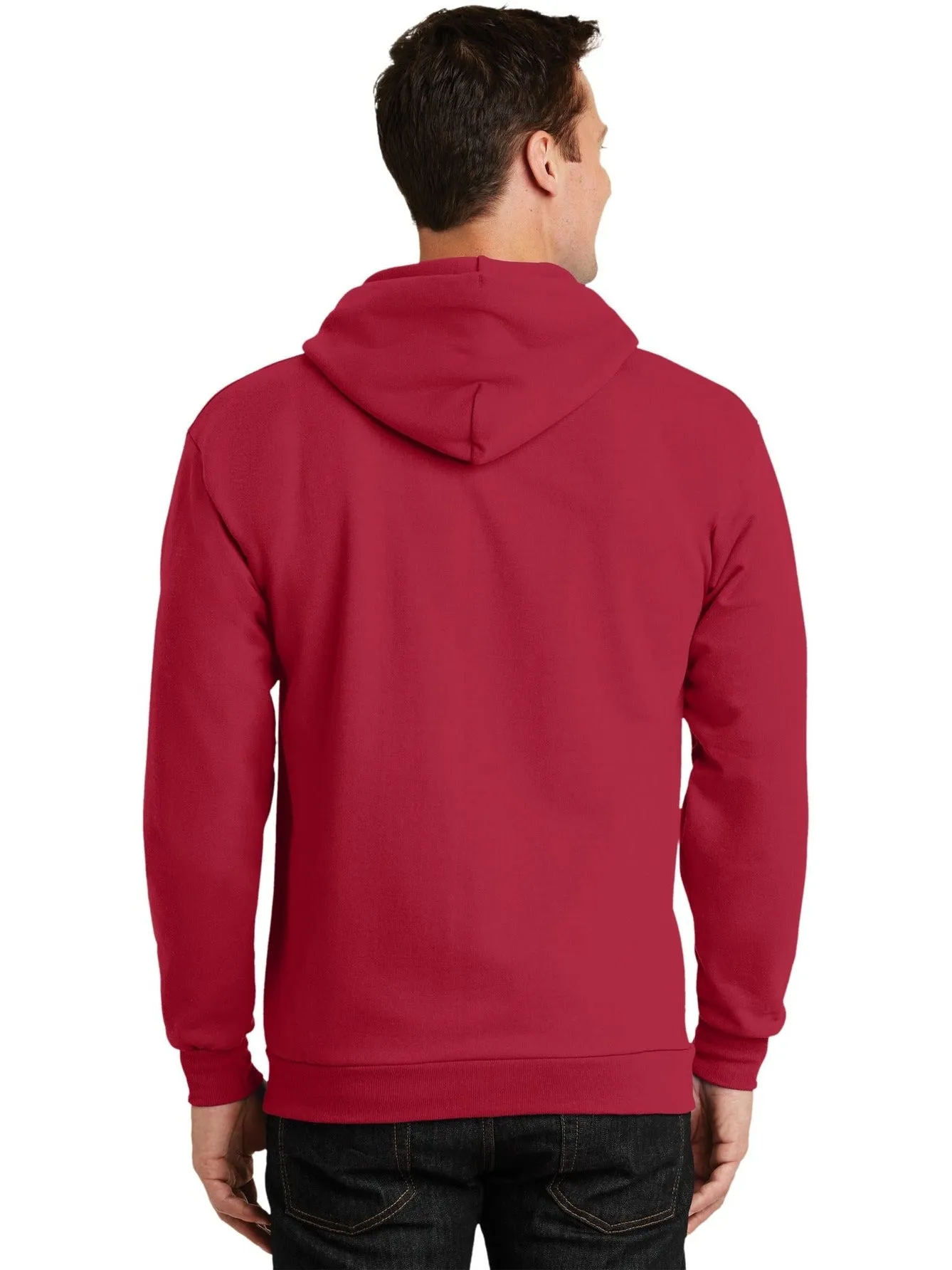 Port & Company Tall Ultimate Full- Zip Hooded Sweatshirt