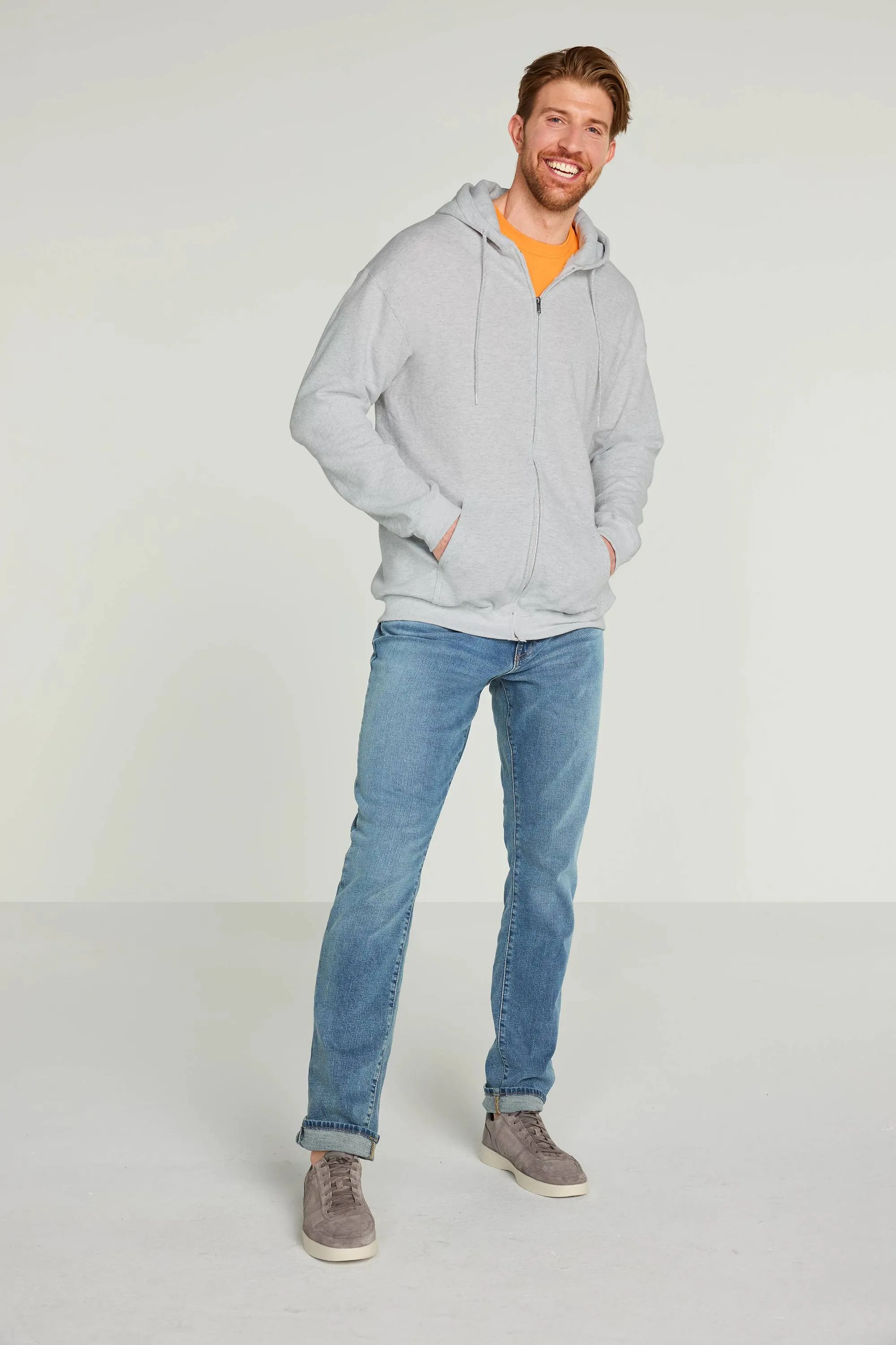 Port & Company Tall Ultimate Full- Zip Hooded Sweatshirt