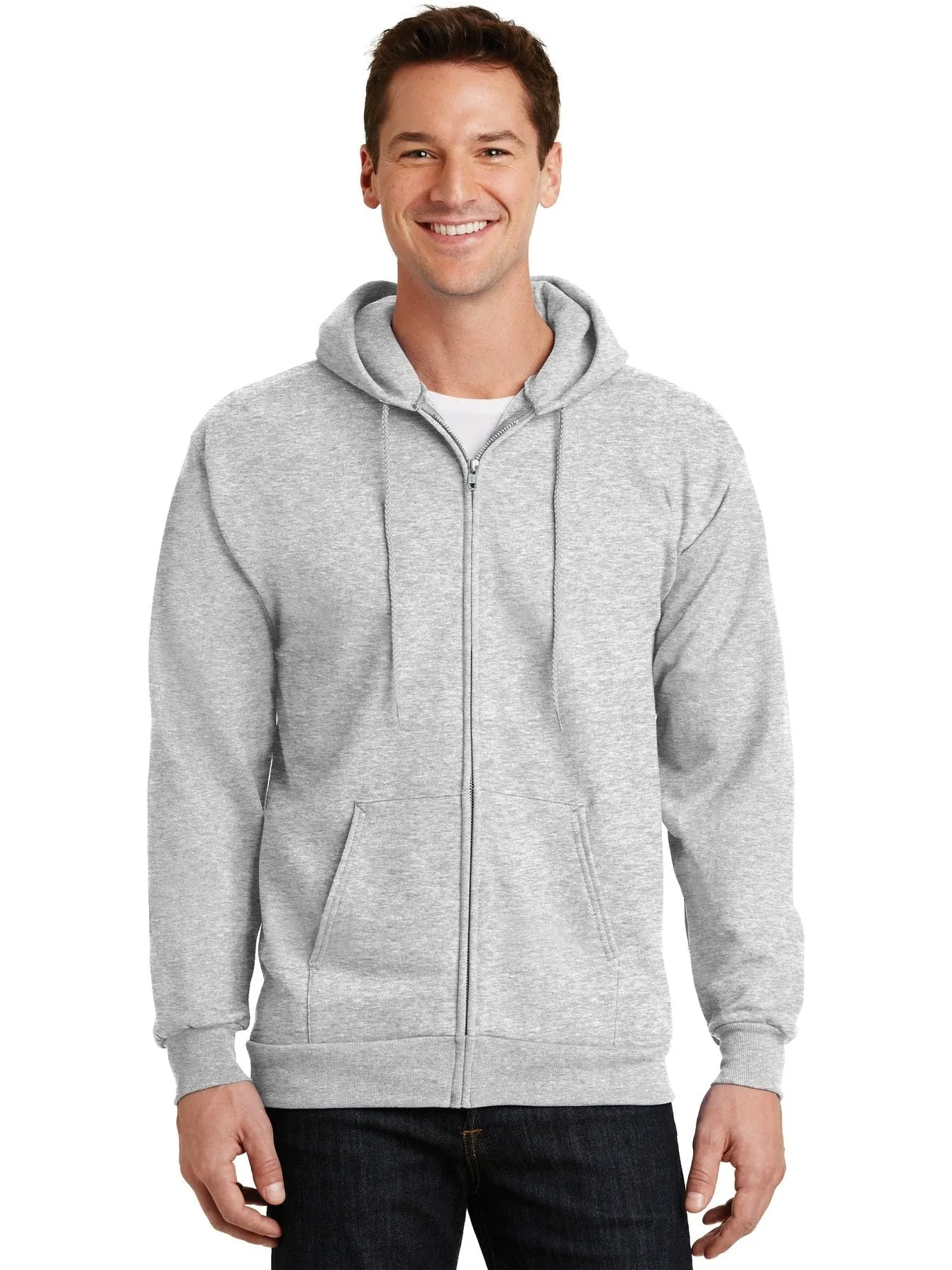 Port & Company Ultimate Full-Zip Hooded Sweatshirt