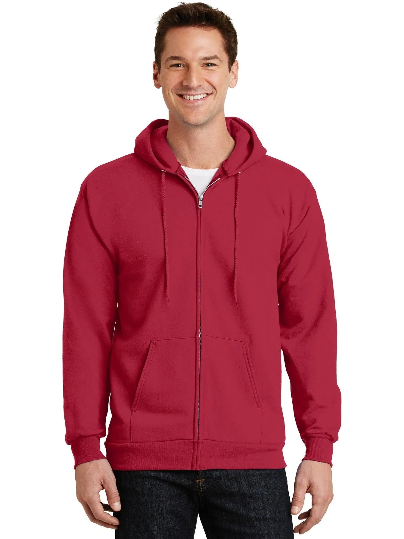 Port & Company Ultimate Full-Zip Hooded Sweatshirt