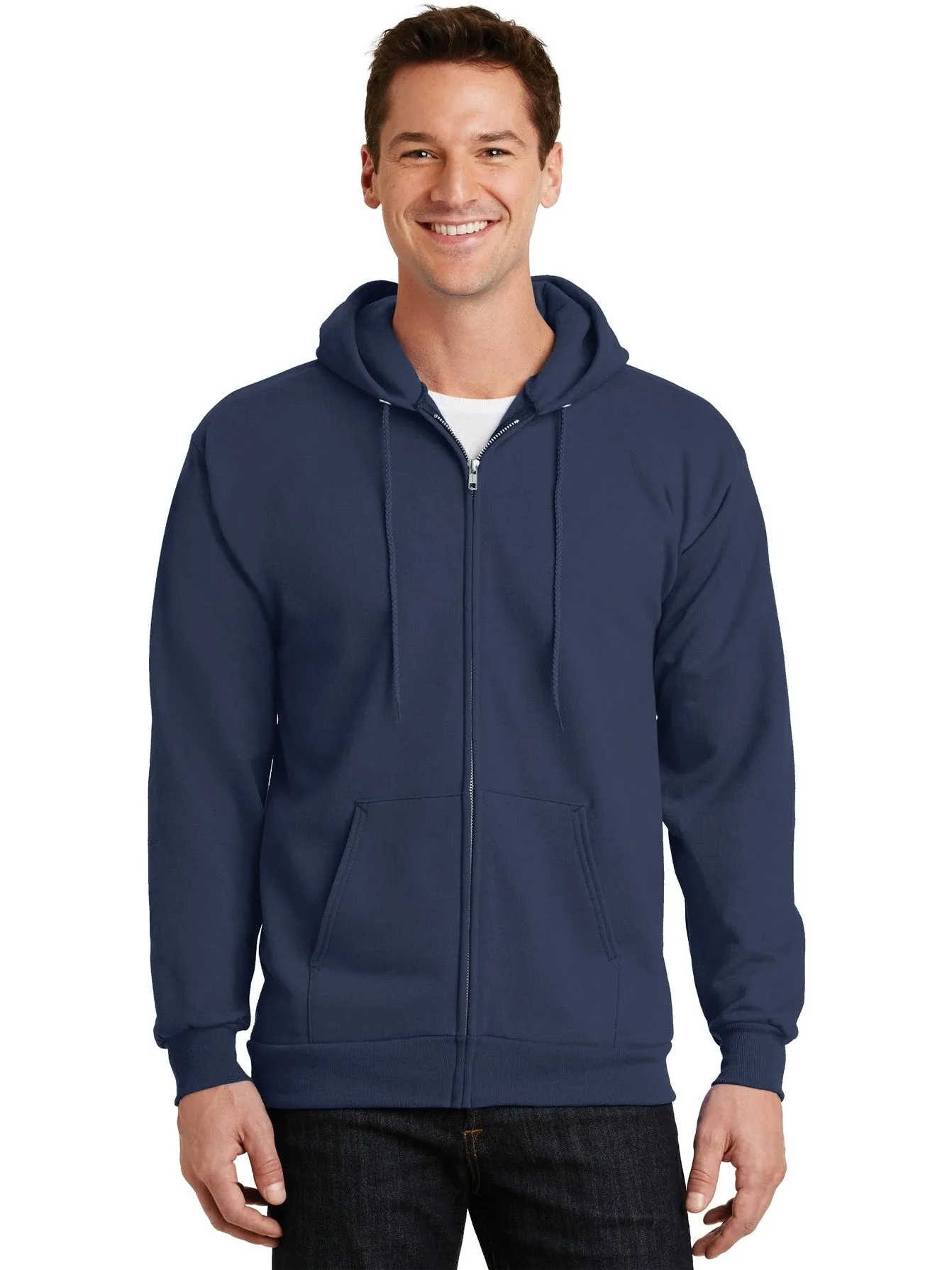 Port & Company Ultimate Full-Zip Hooded Sweatshirt