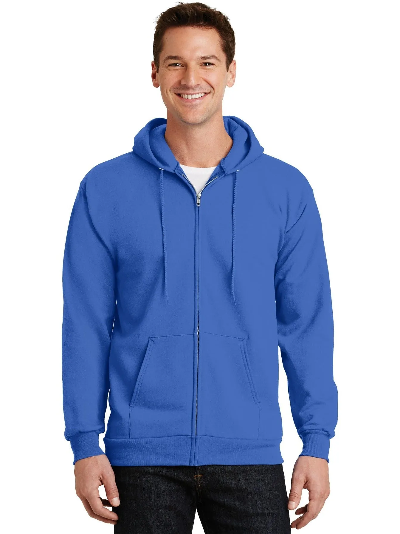 Port & Company Ultimate Full-Zip Hooded Sweatshirt