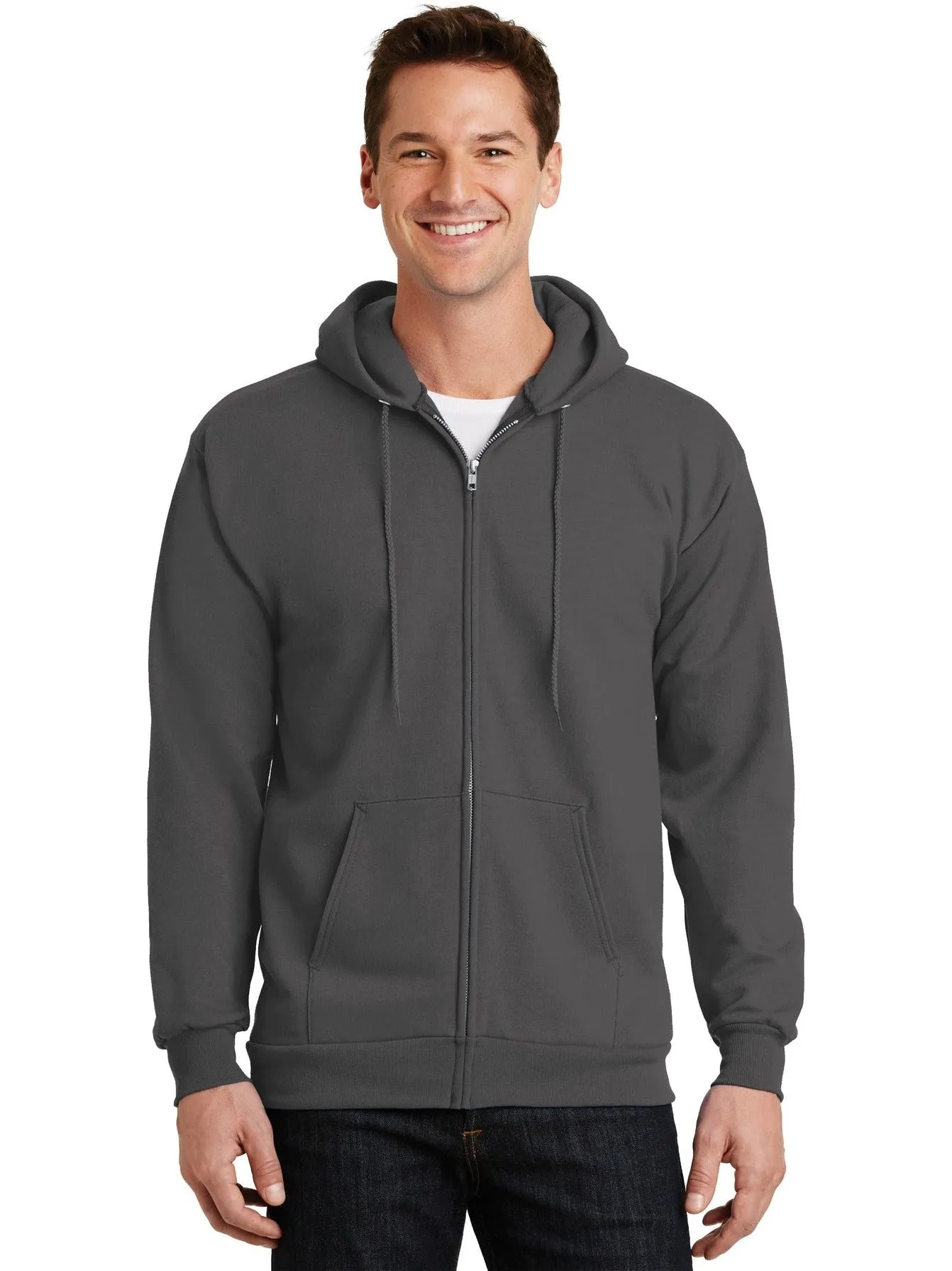 Port & Company Ultimate Full-Zip Hooded Sweatshirt