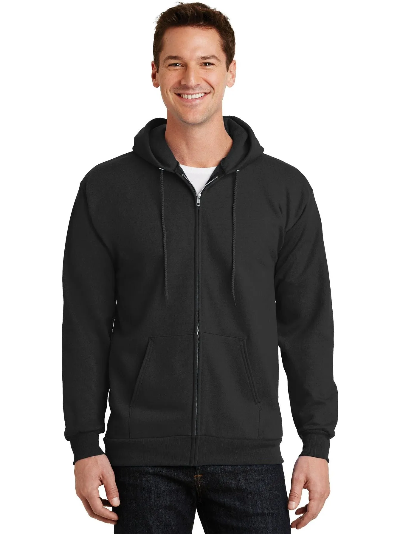 Port & Company Ultimate Full-Zip Hooded Sweatshirt