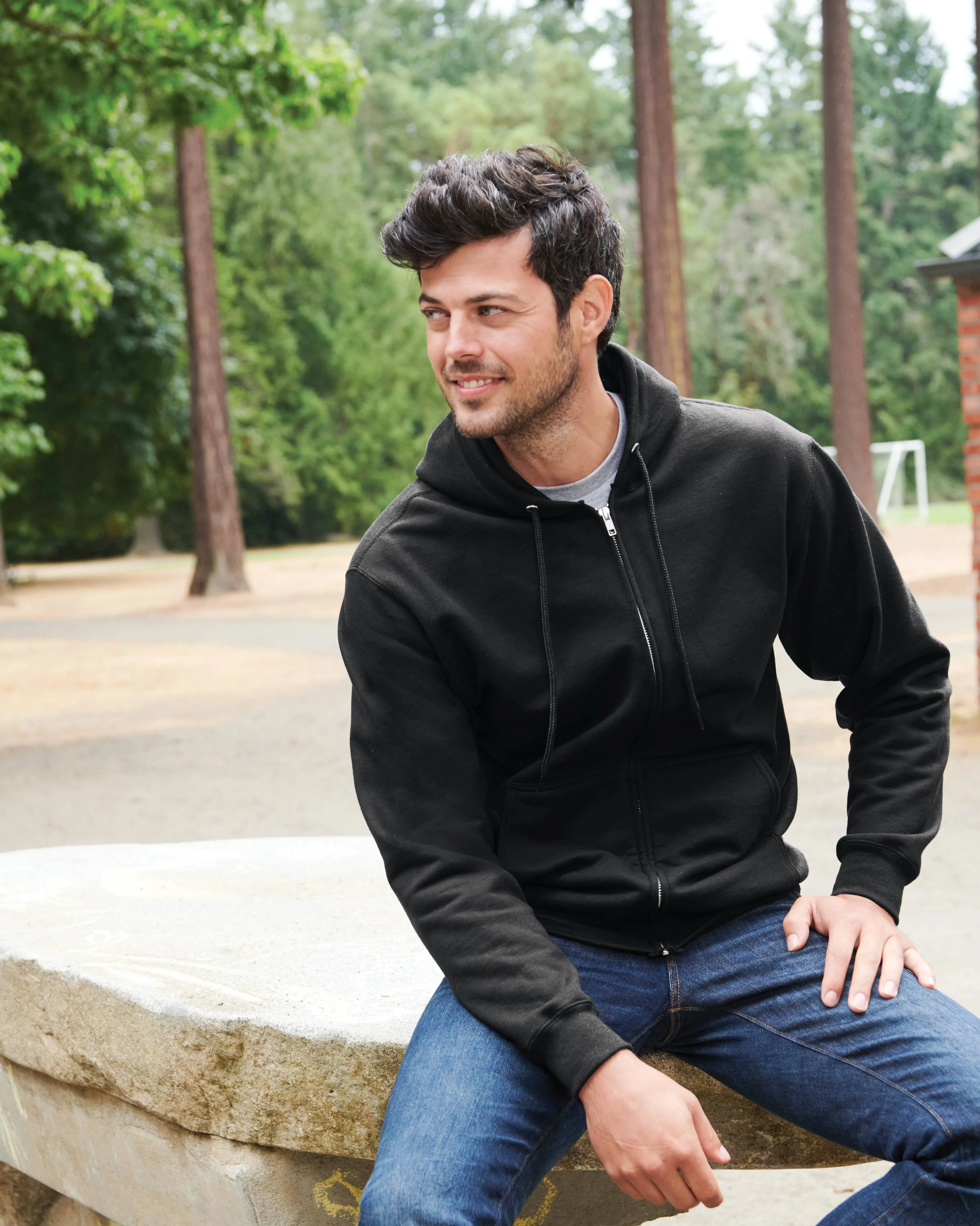 Port & Company Ultimate Full-Zip Hooded Sweatshirt