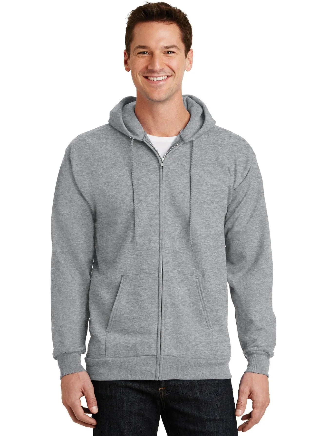 Port & Company Ultimate Full-Zip Hooded Sweatshirt
