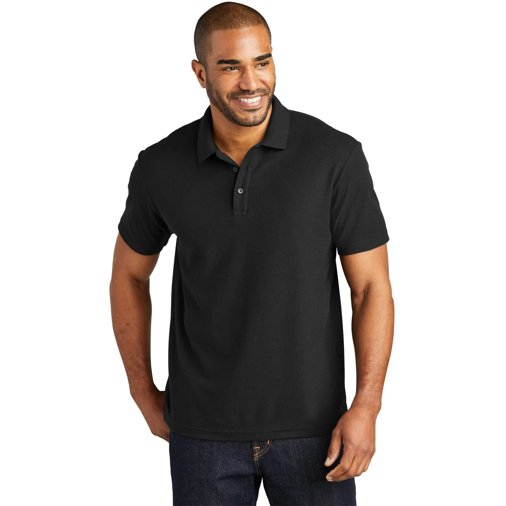 Port Authority C-Free Cotton Blend Pique Polo