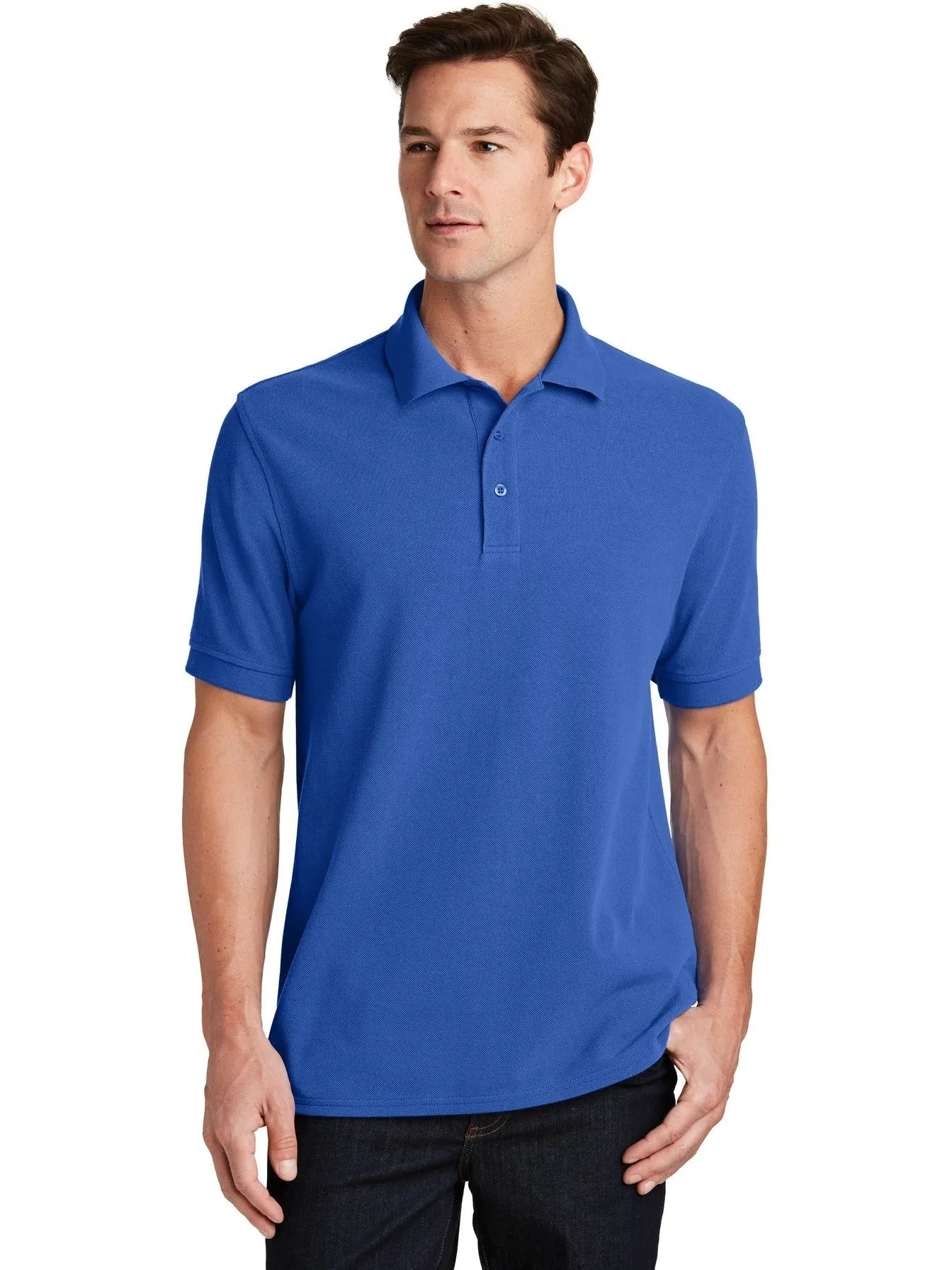 Port Authority Combed Ring Spun Pique Polo