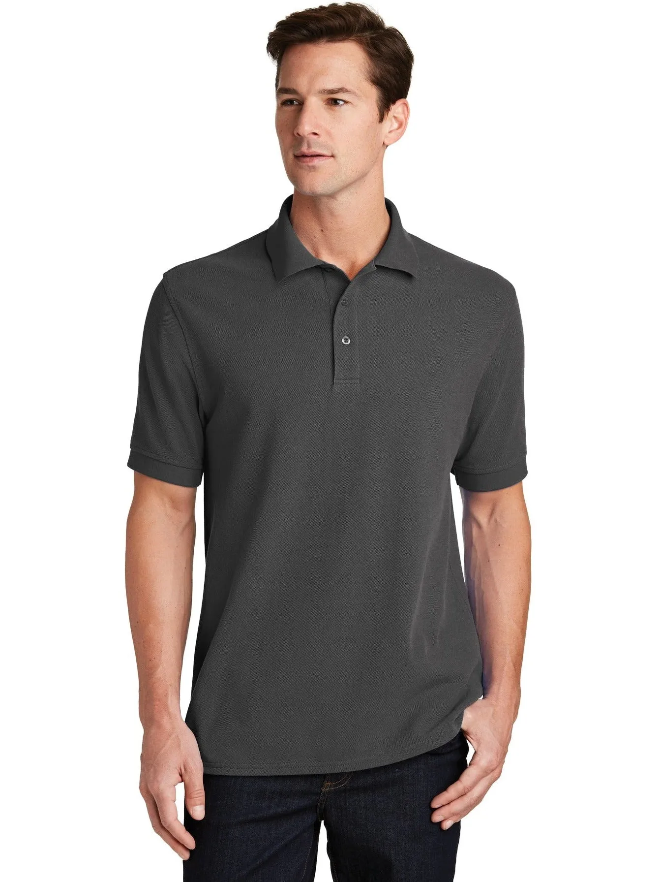 Port Authority Combed Ring Spun Pique Polo