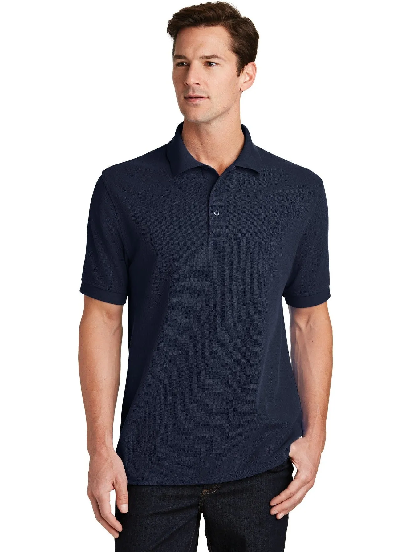 Port Authority Combed Ring Spun Pique Polo