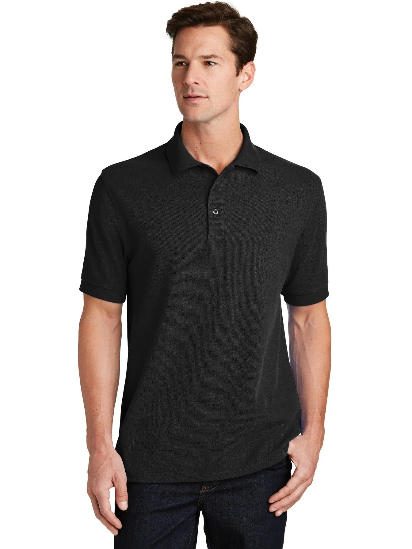 Port Authority Combed Ring Spun Pique Polo
