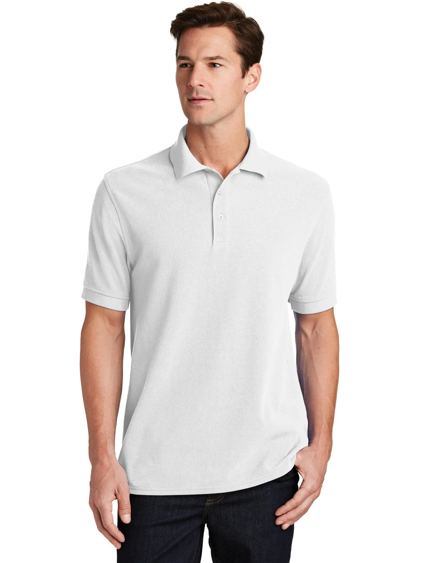 Port Authority Combed Ring Spun Pique Polo