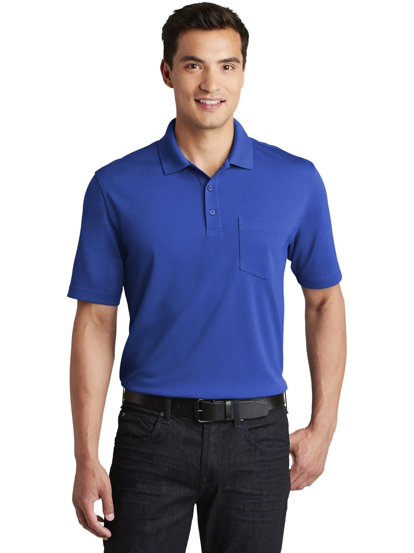 Port Authority Dry Zone UV Micro-Mesh Pocket Polo