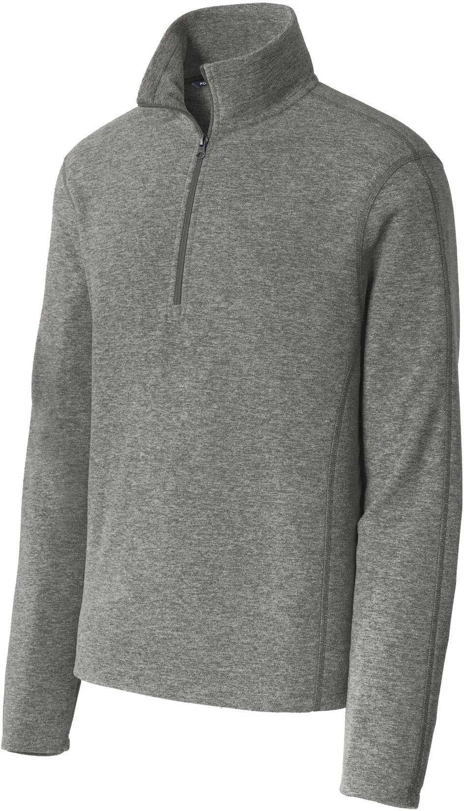 Port Authority Heather Microfleece 1/2-Zip Pullover