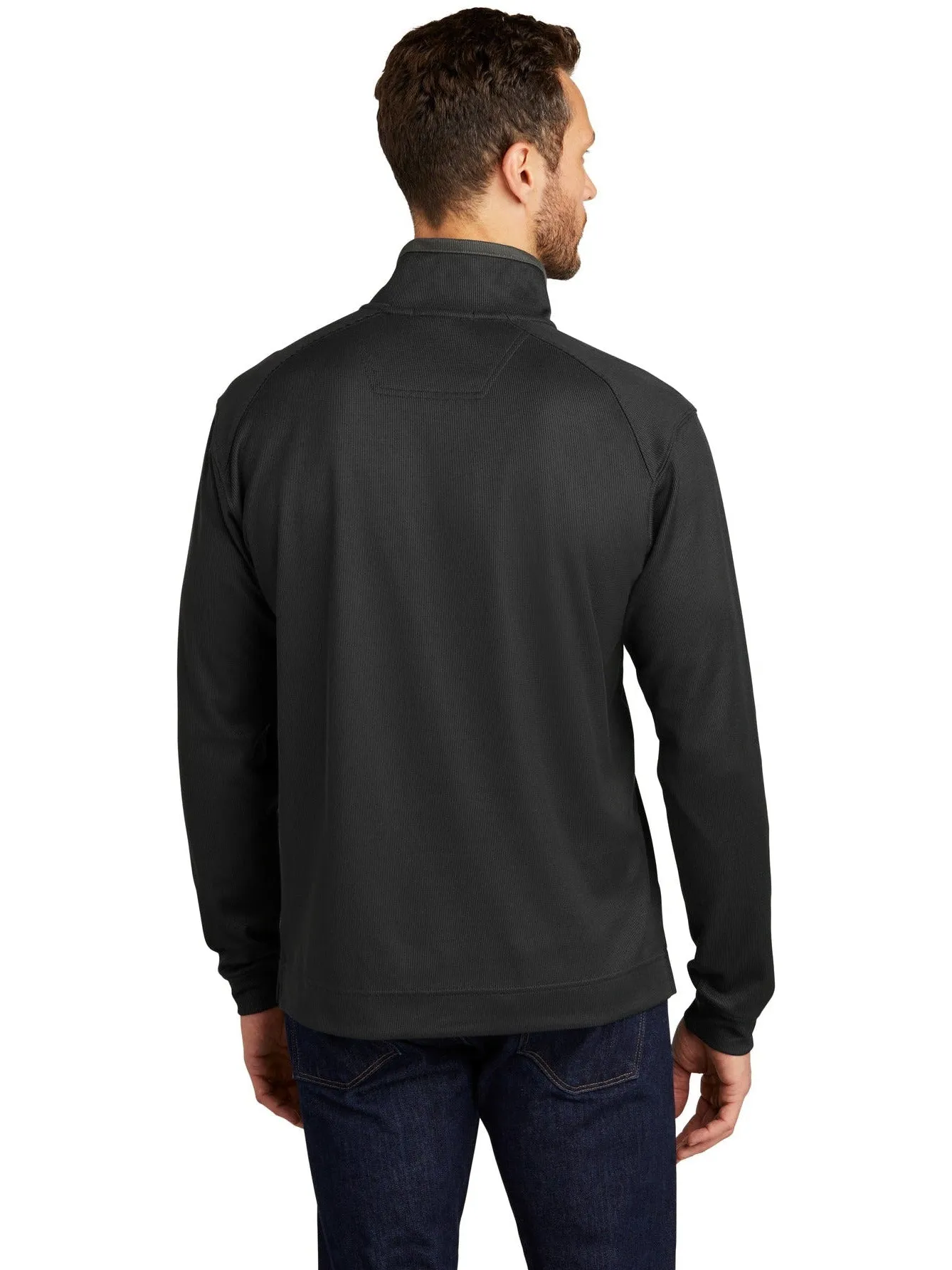 Port Authority Heavyweight Vertical Texture 1/4 Zip Pullover