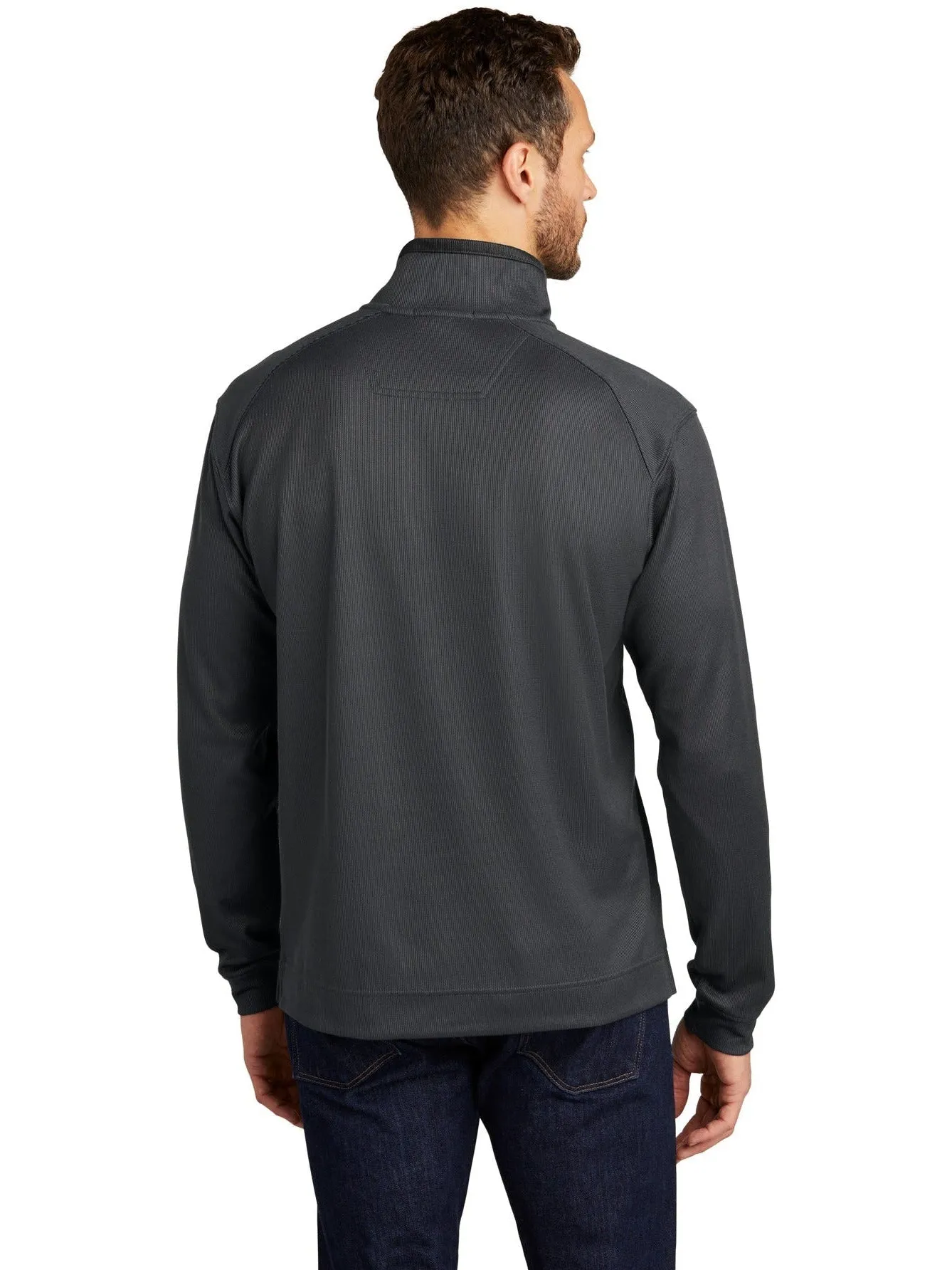 Port Authority Heavyweight Vertical Texture 1/4 Zip Pullover