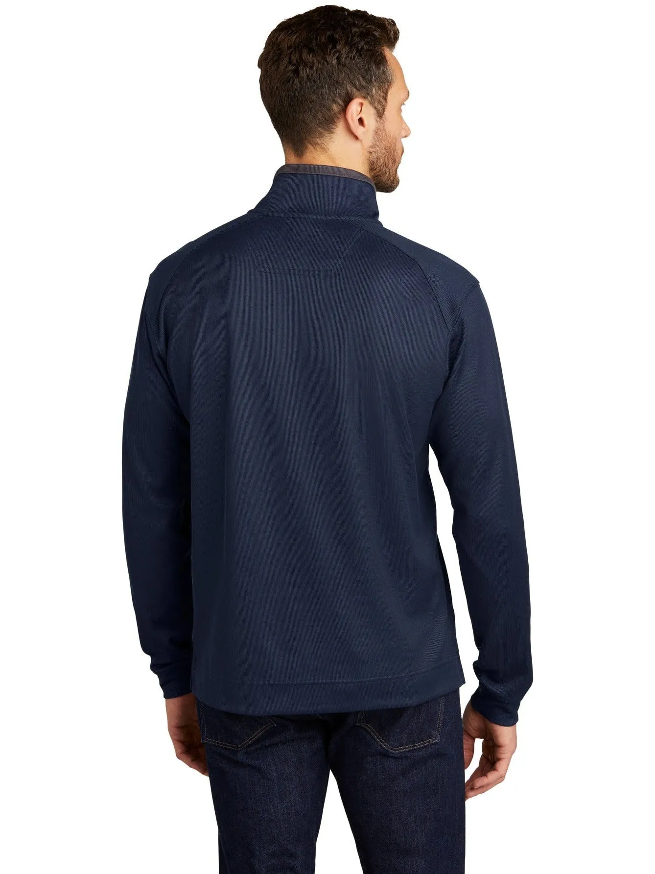 Port Authority Heavyweight Vertical Texture 1/4 Zip Pullover