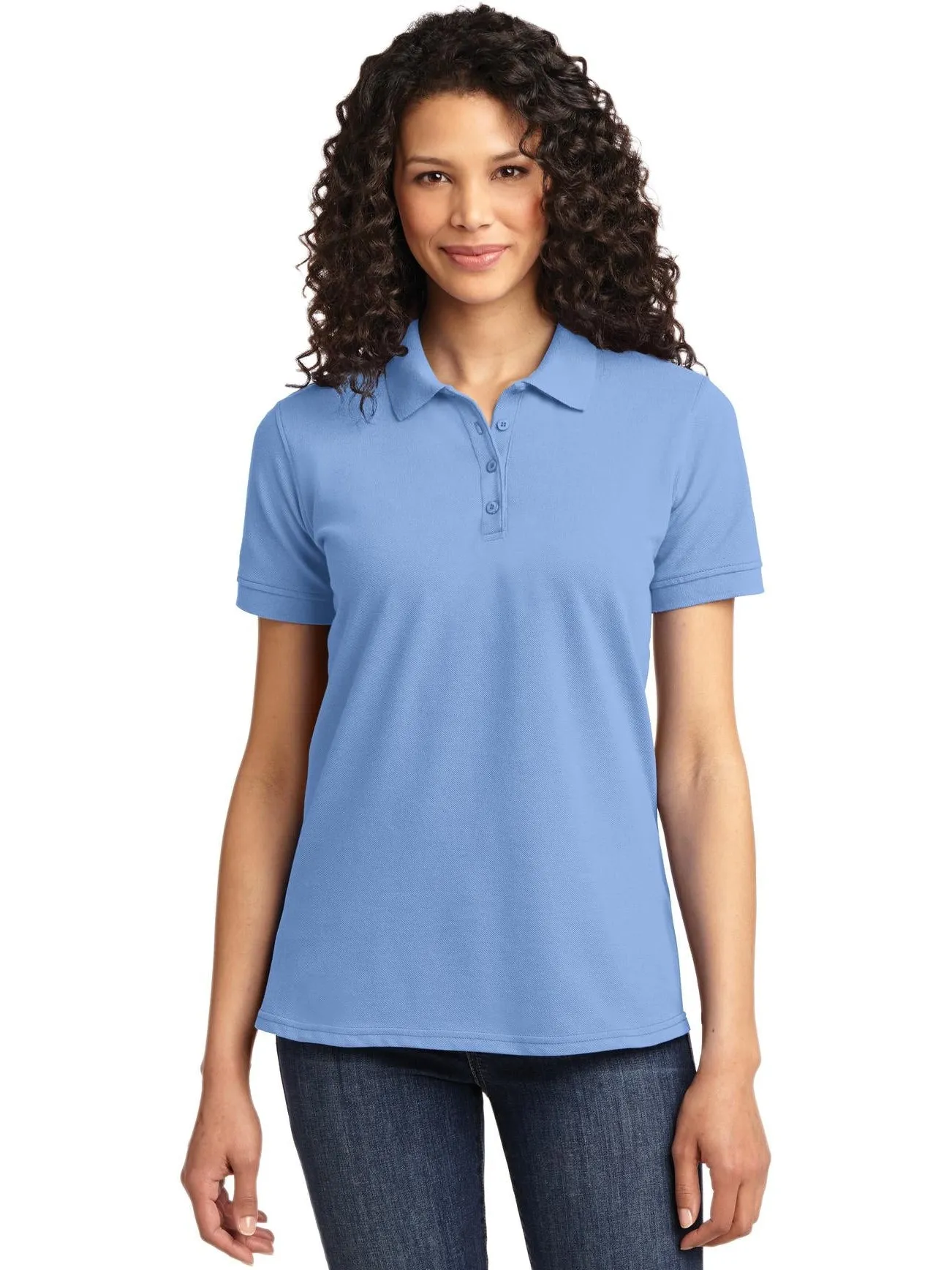 Port Authority Ladies 50/50 Pique Polo