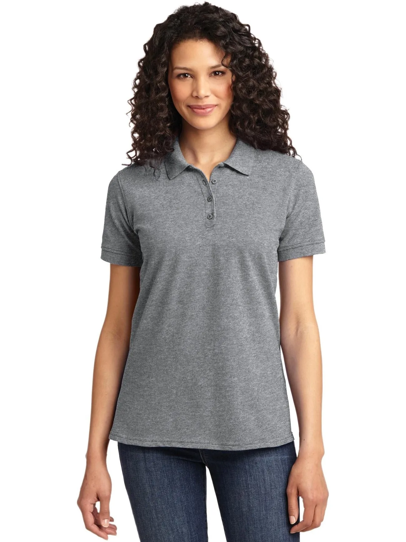 Port Authority Ladies 50/50 Pique Polo