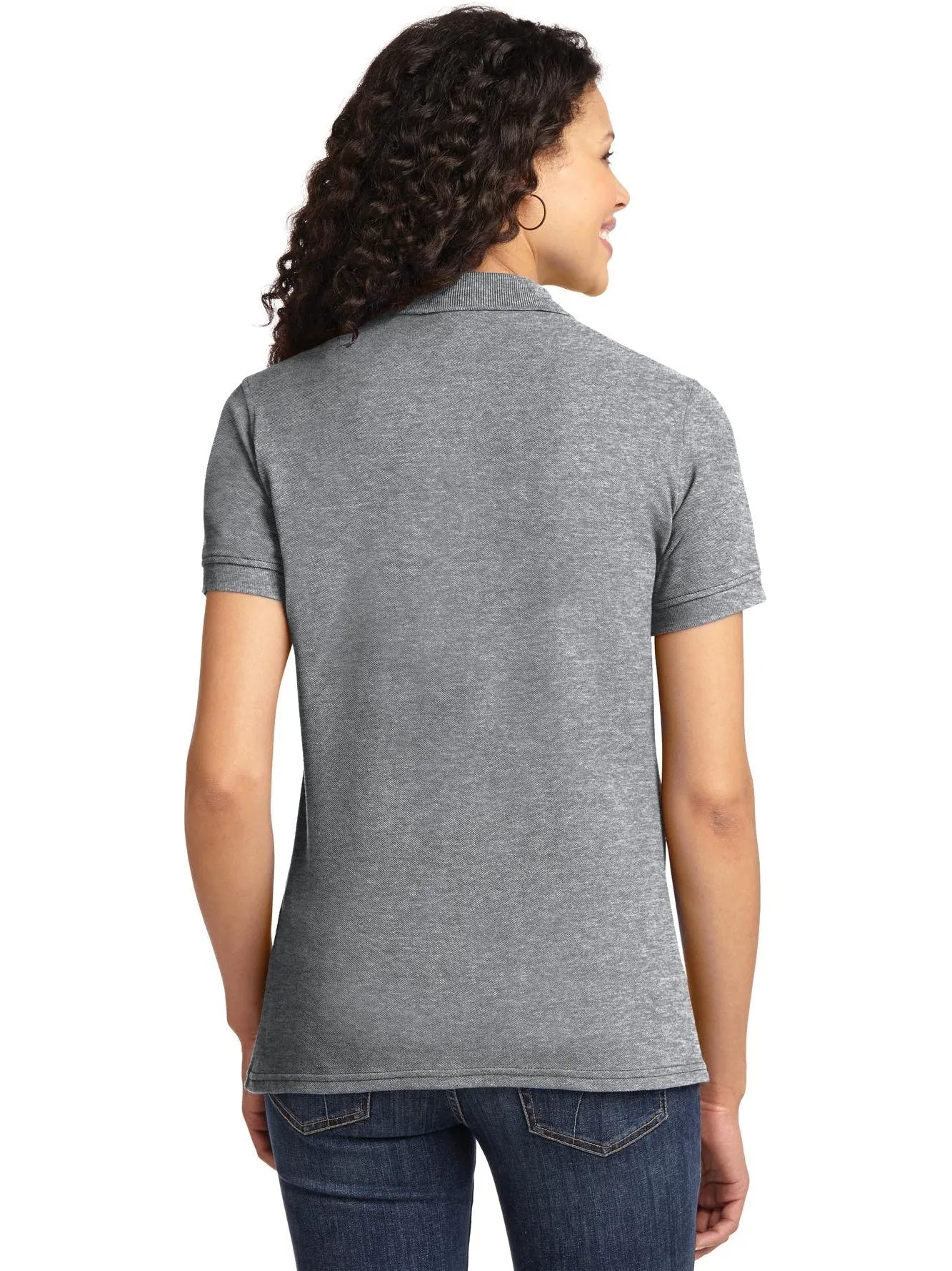 Port Authority Ladies 50/50 Pique Polo