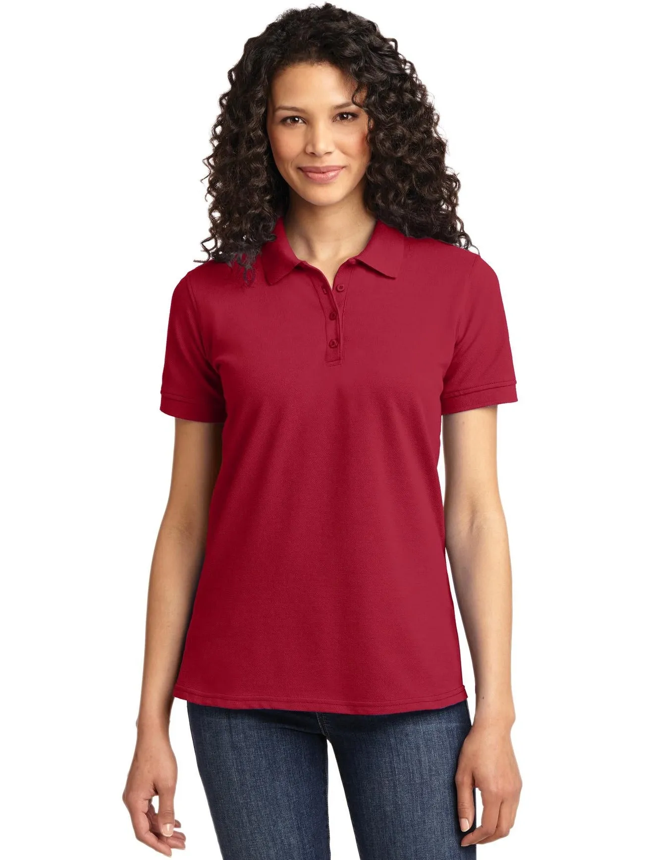 Port Authority Ladies 50/50 Pique Polo