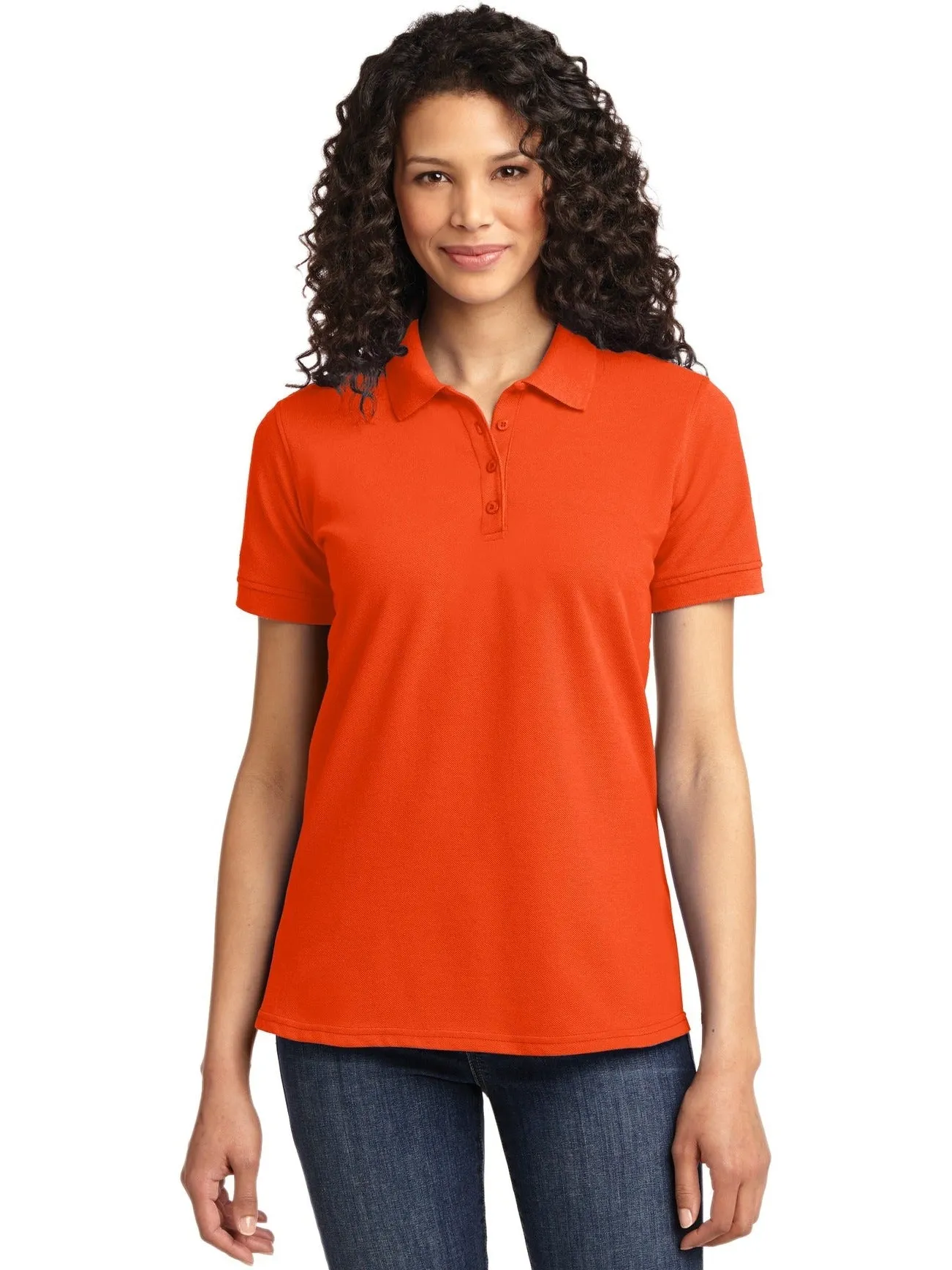Port Authority Ladies 50/50 Pique Polo