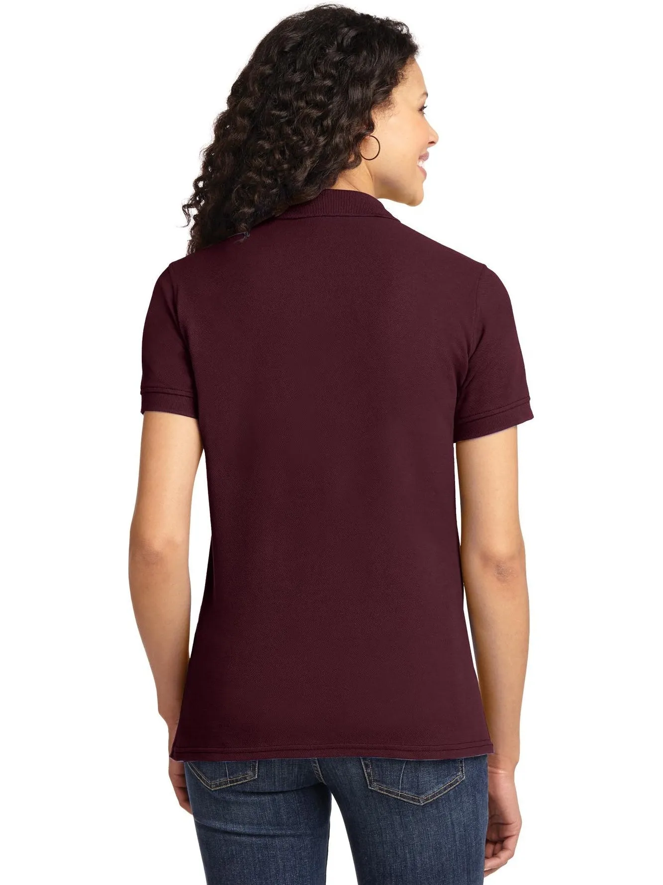 Port Authority Ladies 50/50 Pique Polo