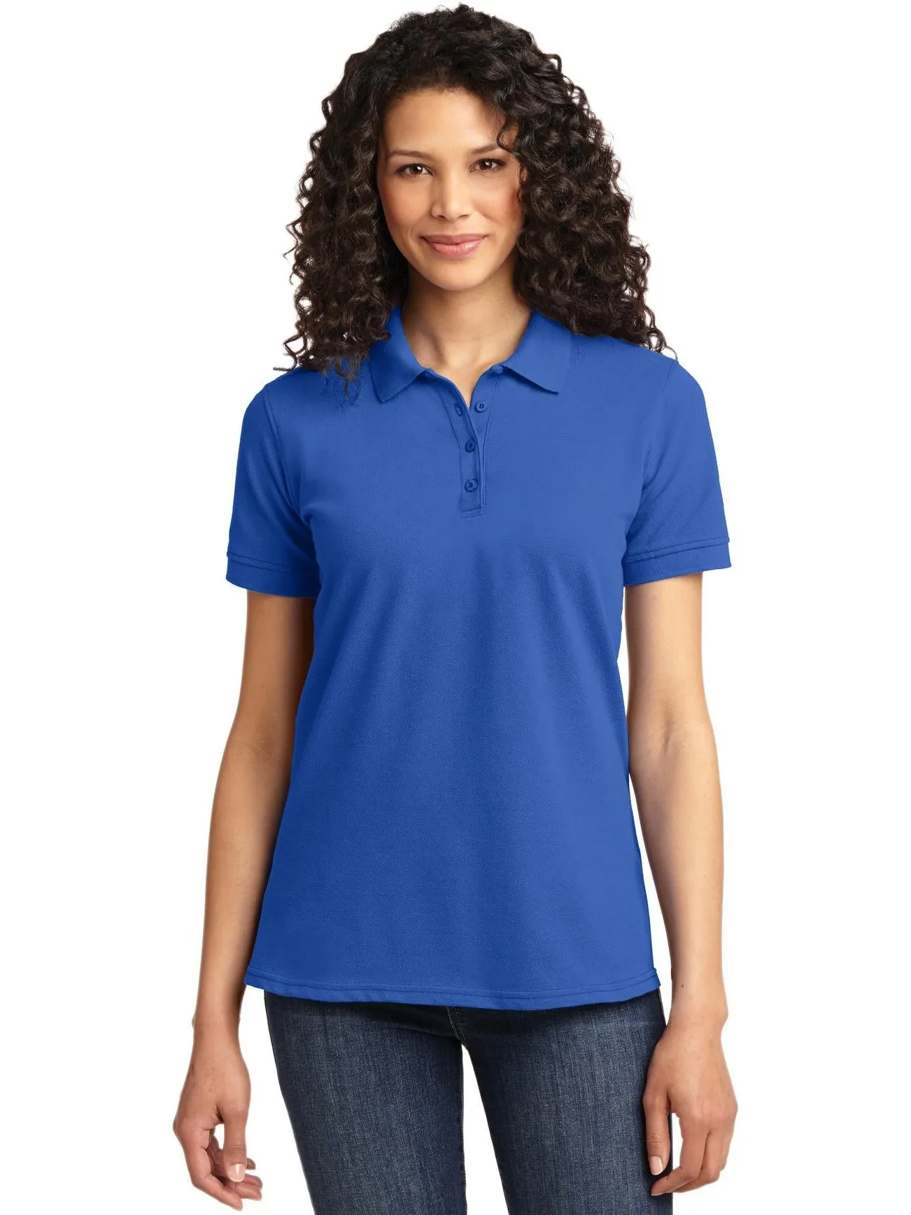 Port Authority Ladies 50/50 Pique Polo
