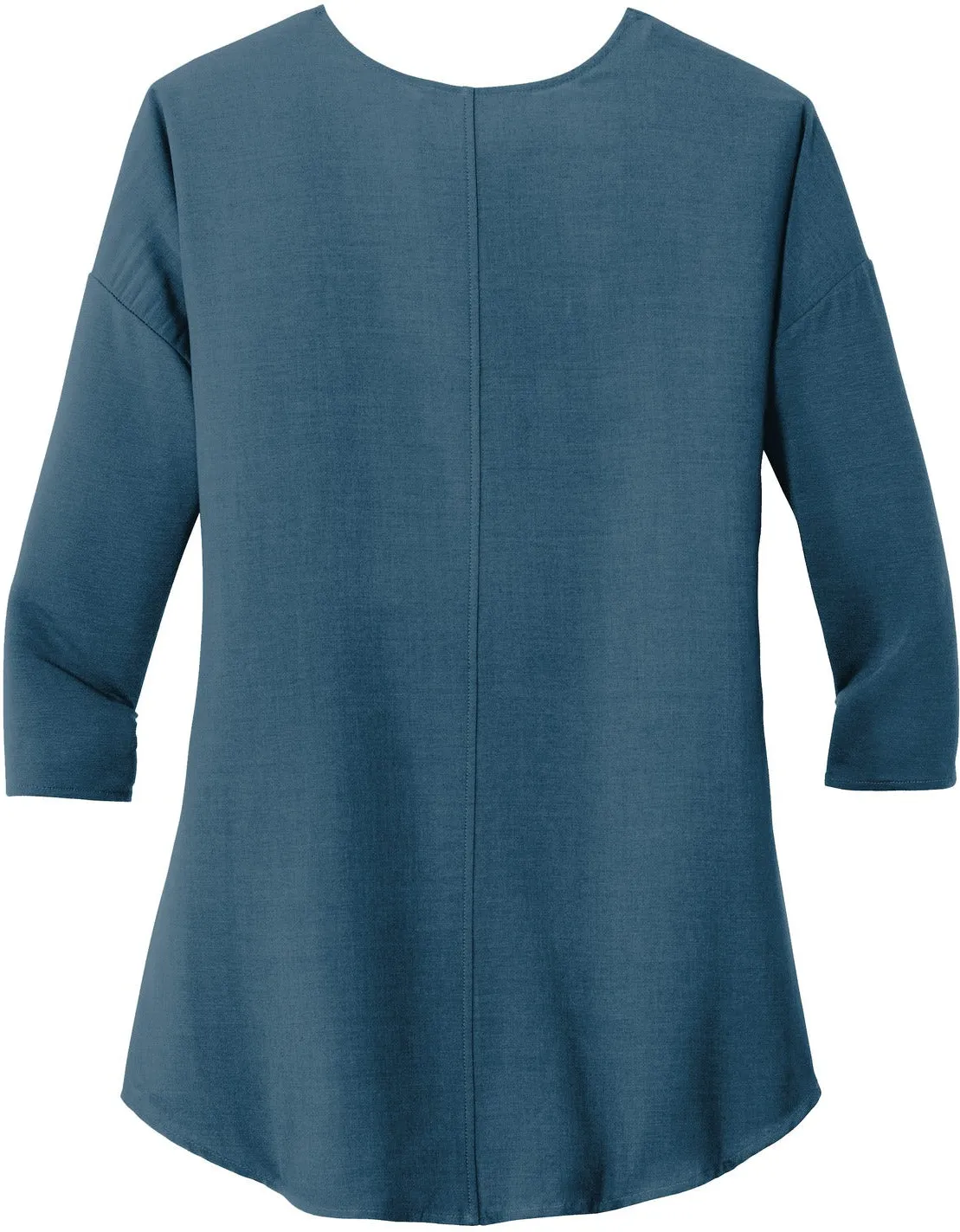Port Authority Ladies Concept 3/4-Sleeve Soft Split Neck Top