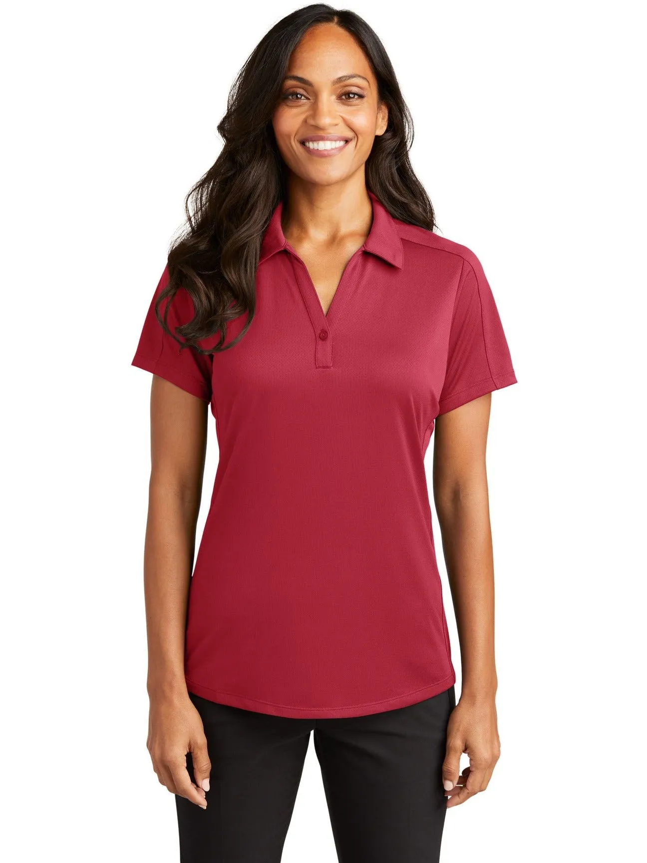 Port Authority Ladies Diamond Jacquard Polo