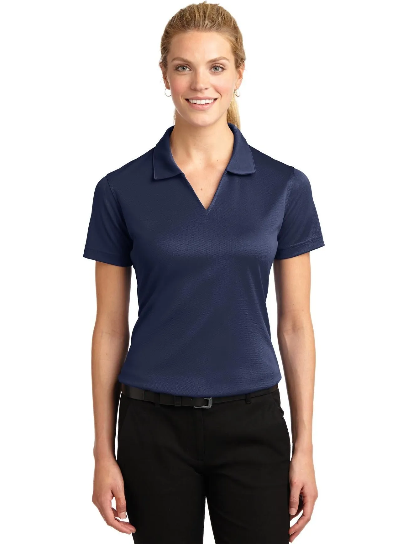 Port Authority Ladies Dri-Mesh V-Neck Polo Shirt