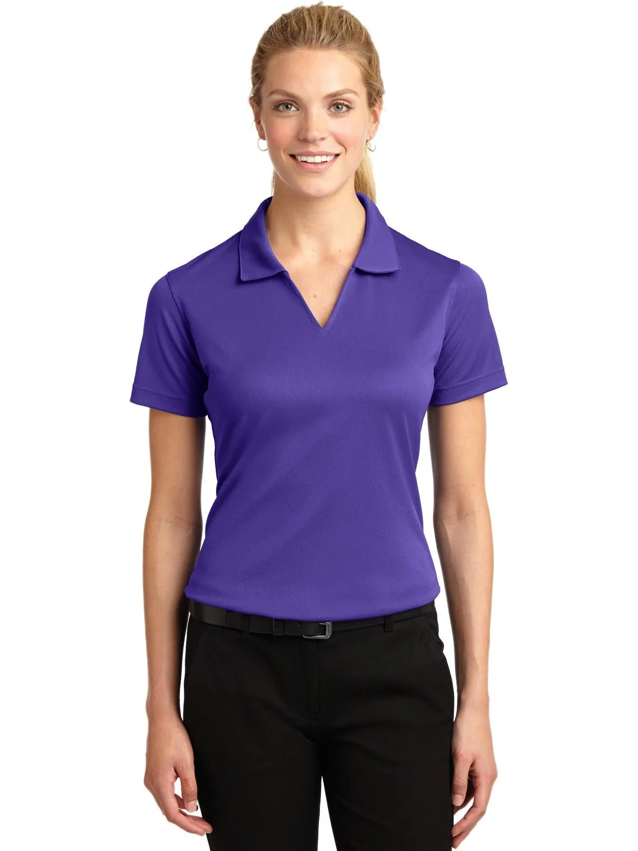 Port Authority Ladies Dri-Mesh V-Neck Polo Shirt