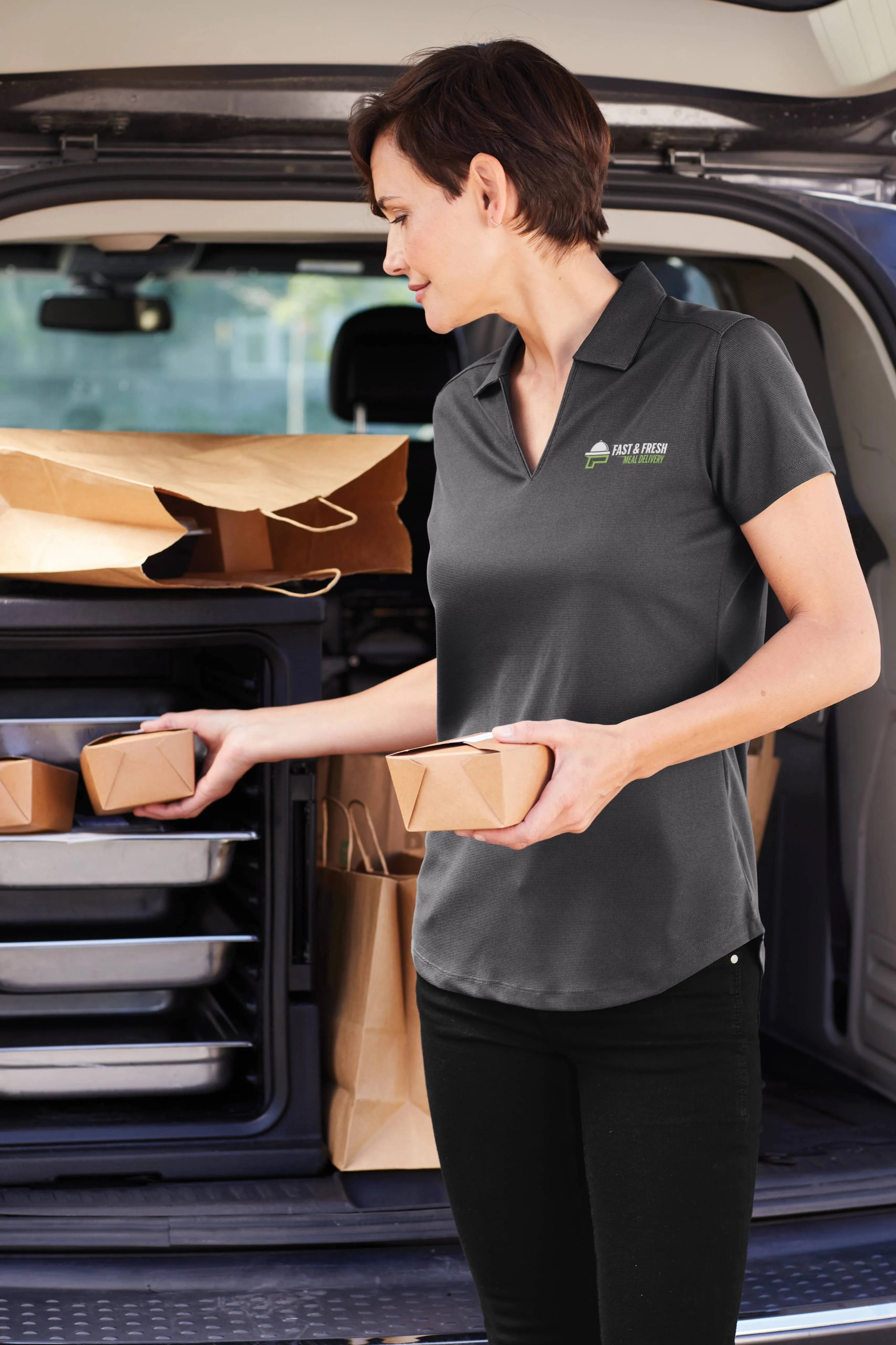 Port Authority Ladies Dry Zone Grid Polo