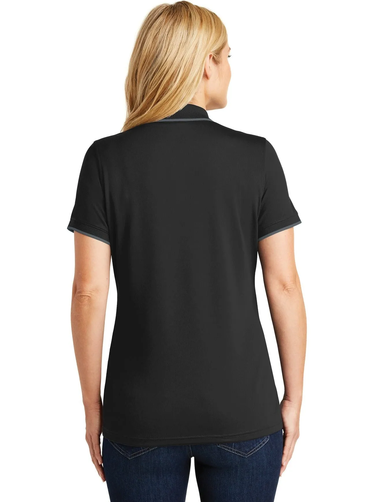 Port Authority Ladies Dry Zone UV Micro-Mesh Tipped Polo