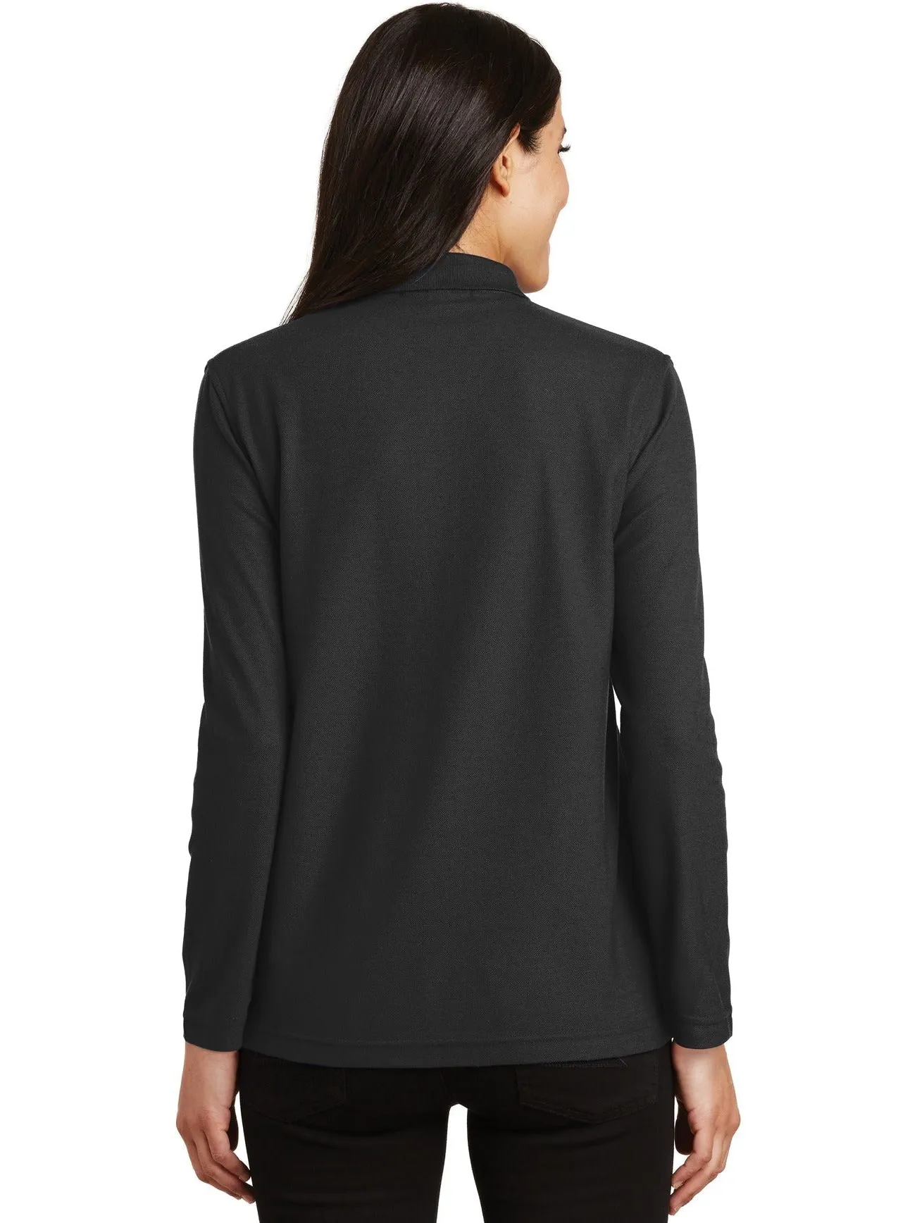 Port Authority Ladies Long Sleeve Silk Touch Polo Shirt