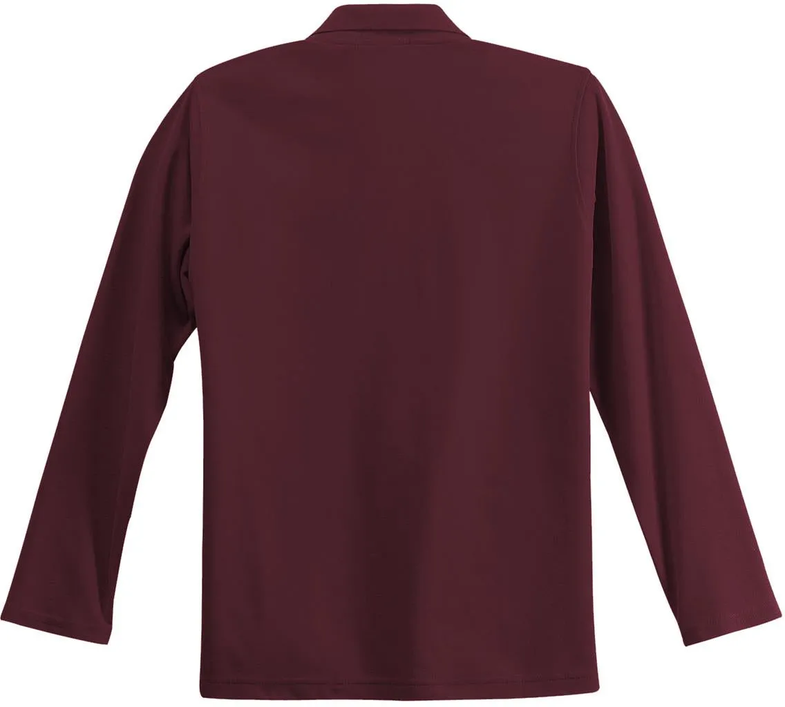 Port Authority Ladies Long Sleeve Silk Touch Polo Shirt
