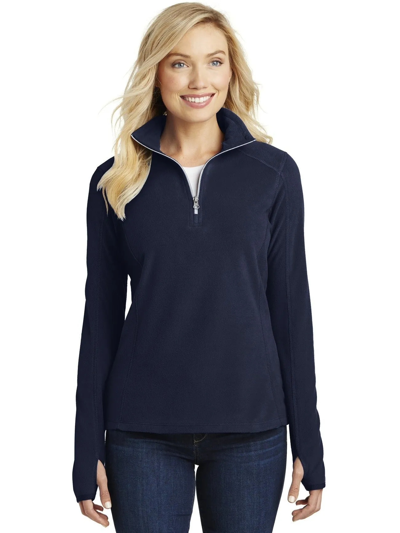 Port Authority Ladies Microfleece 1/2 Zip Pullover
