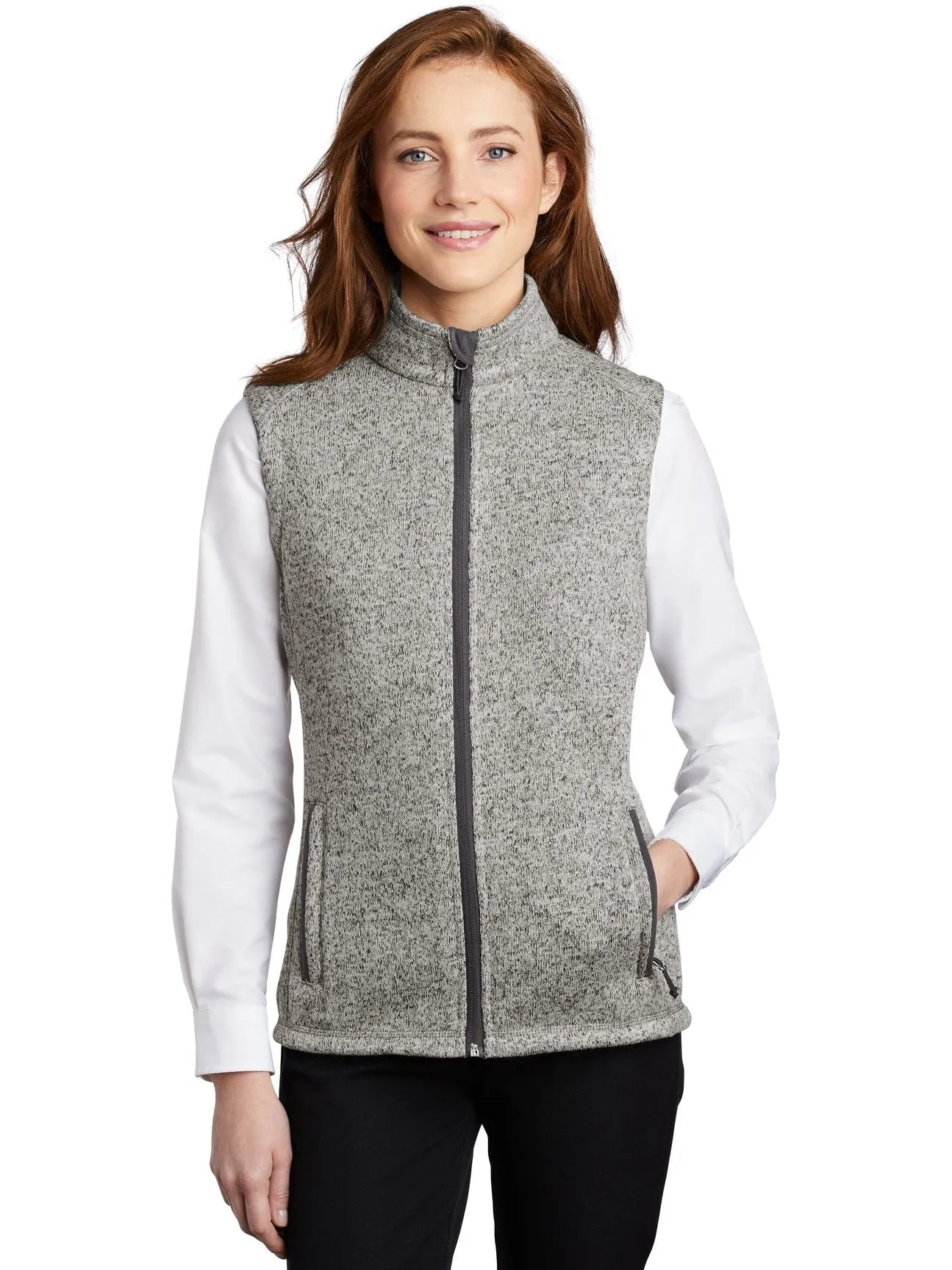 Port Authority Ladies Sweater Fleece Vest