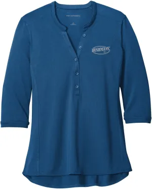 Port Authority Ladies UV Choice Pique Henley