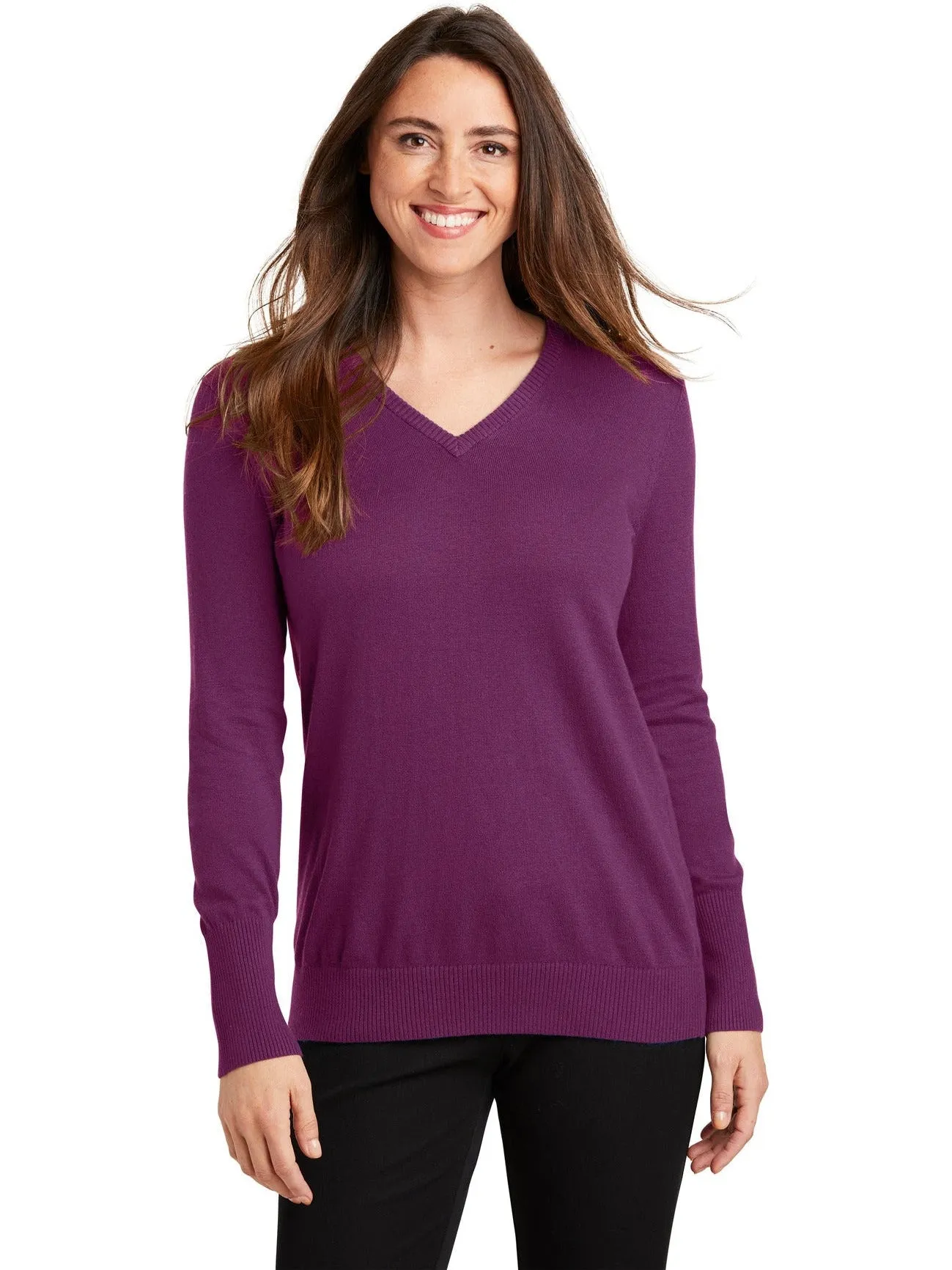 Port Authority Ladies V-Neck Sweater