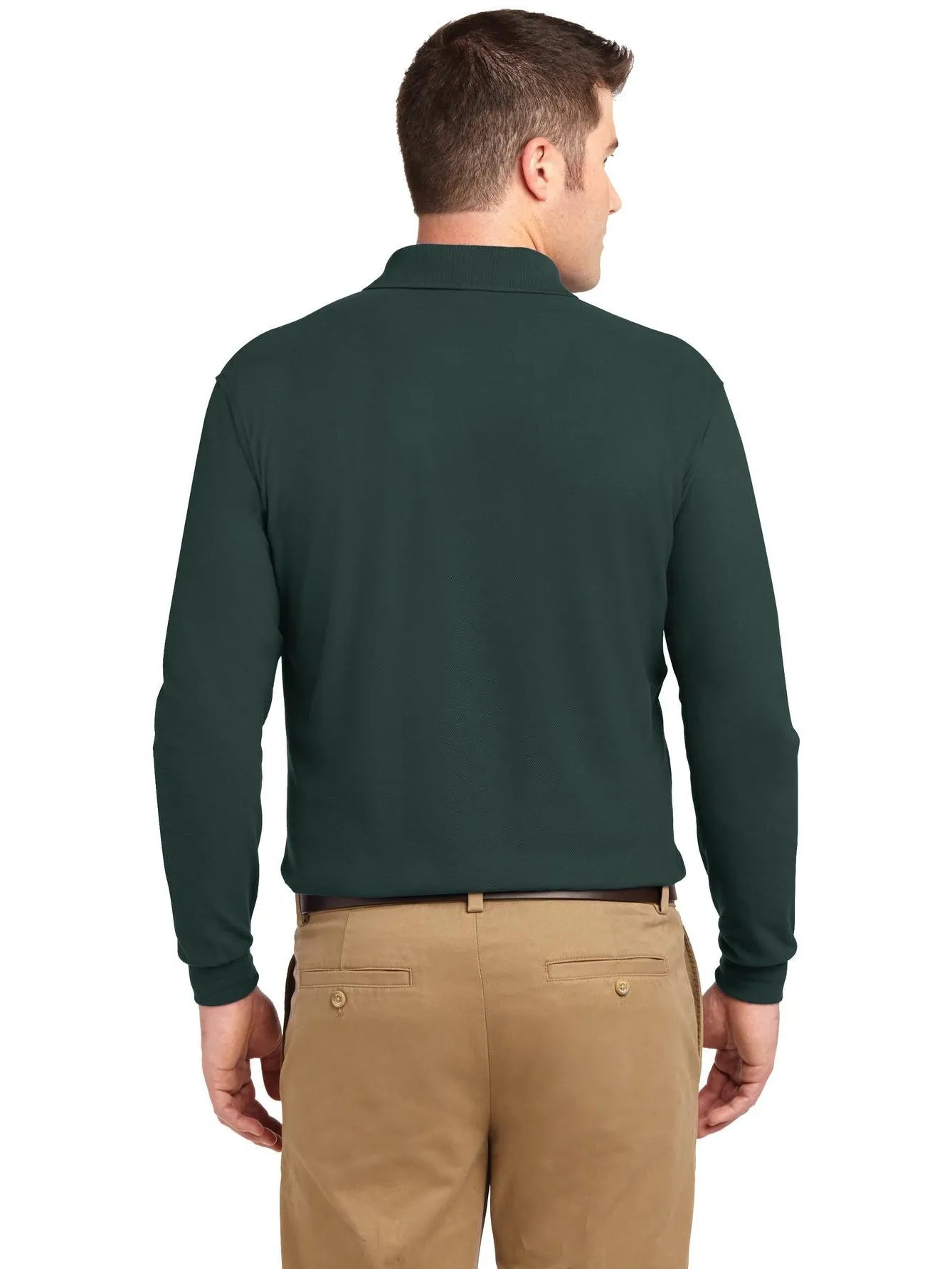 Port Authority Silk Touch Long Sleeve Polo
