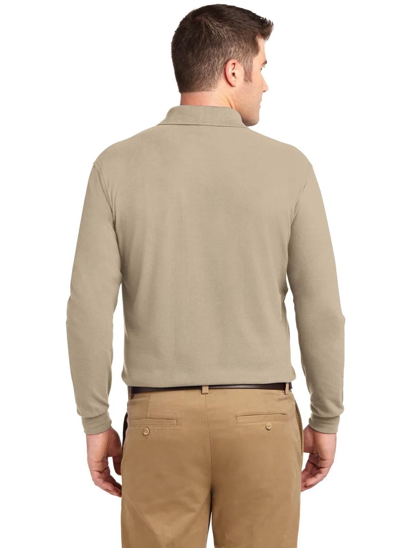 Port Authority Silk Touch Long Sleeve Polo