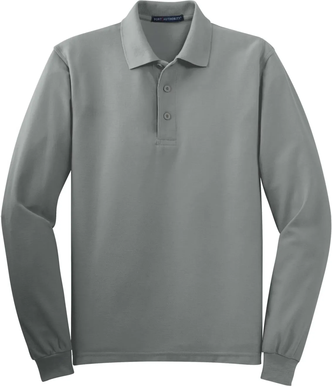 Port Authority Silk Touch Long Sleeve Polo