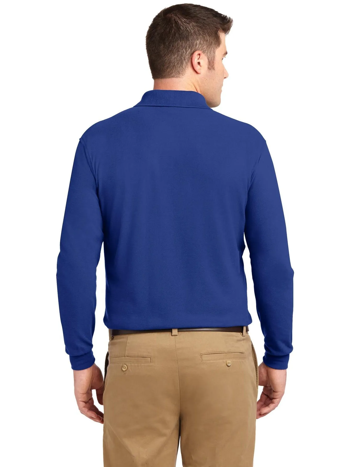 Port Authority Silk Touch Long Sleeve Polo