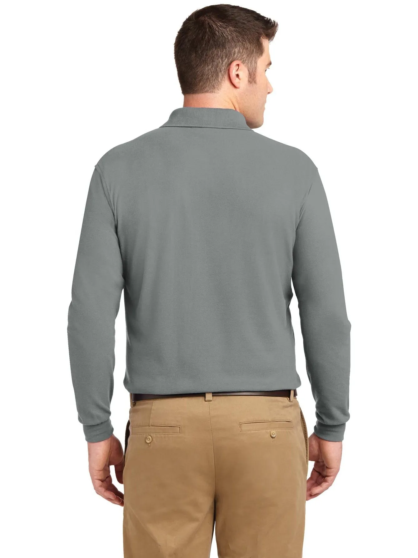 Port Authority Silk Touch Long Sleeve Polo